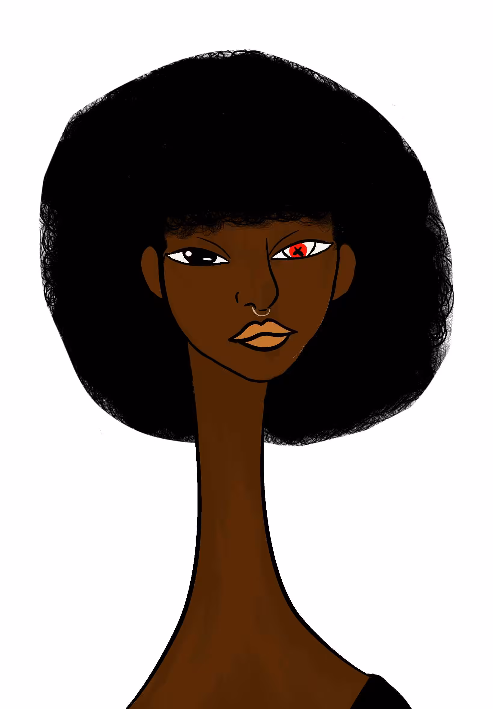 Long Neckie Lady #55