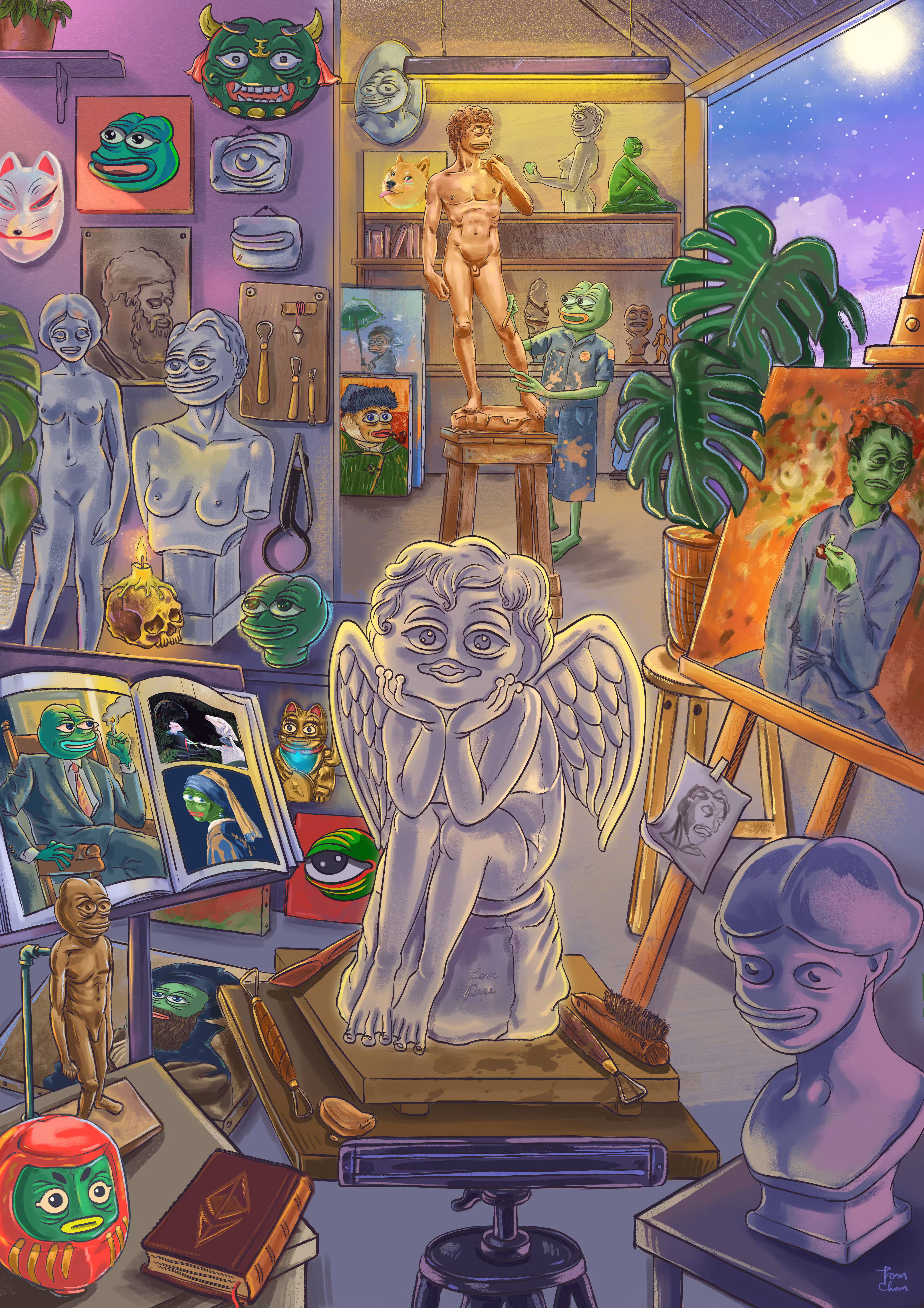 Pepe Sculpture Studio and Gallery : Chapter 1 🐸