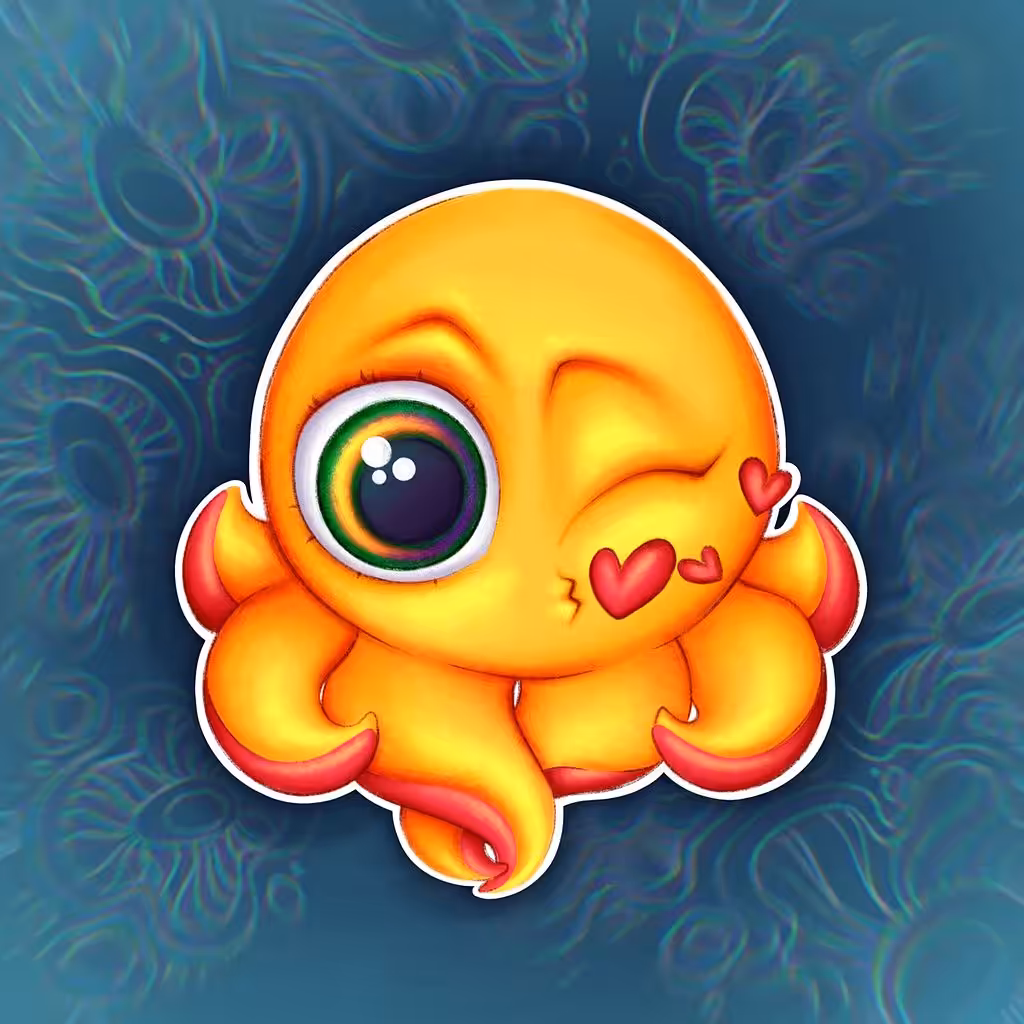 MojiCtopus: Cute Octopus Sydney