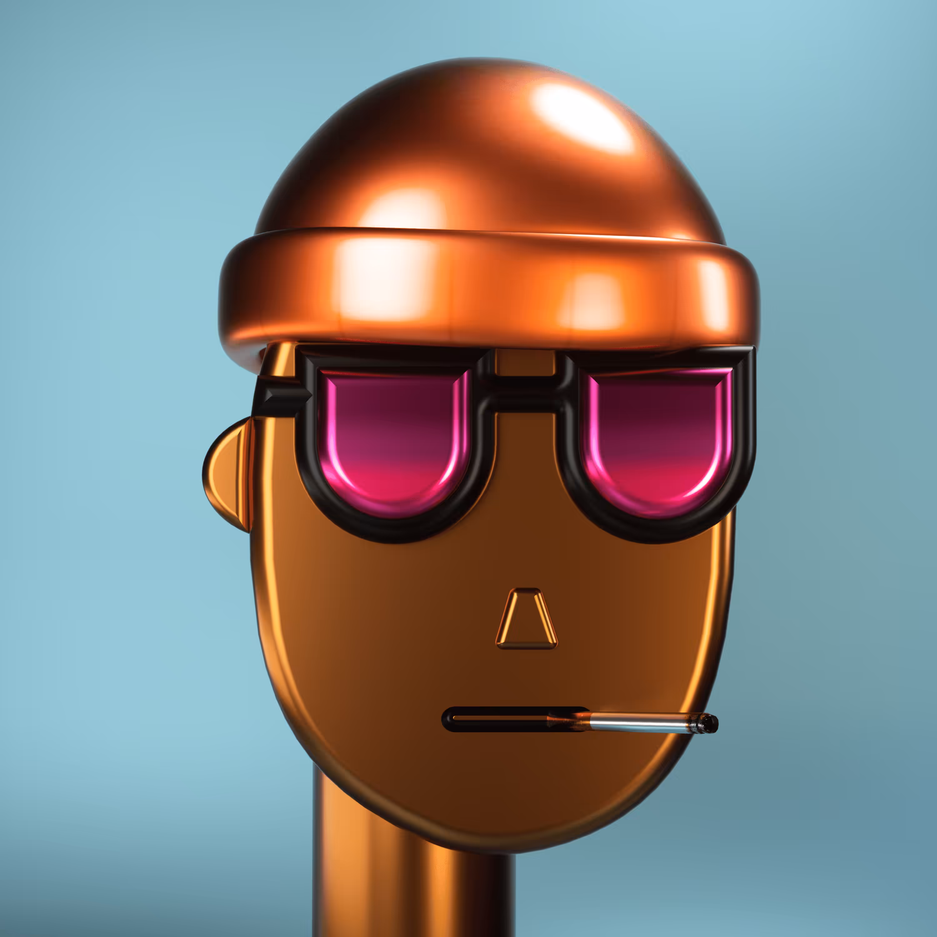 3D Chrome Punk #0758