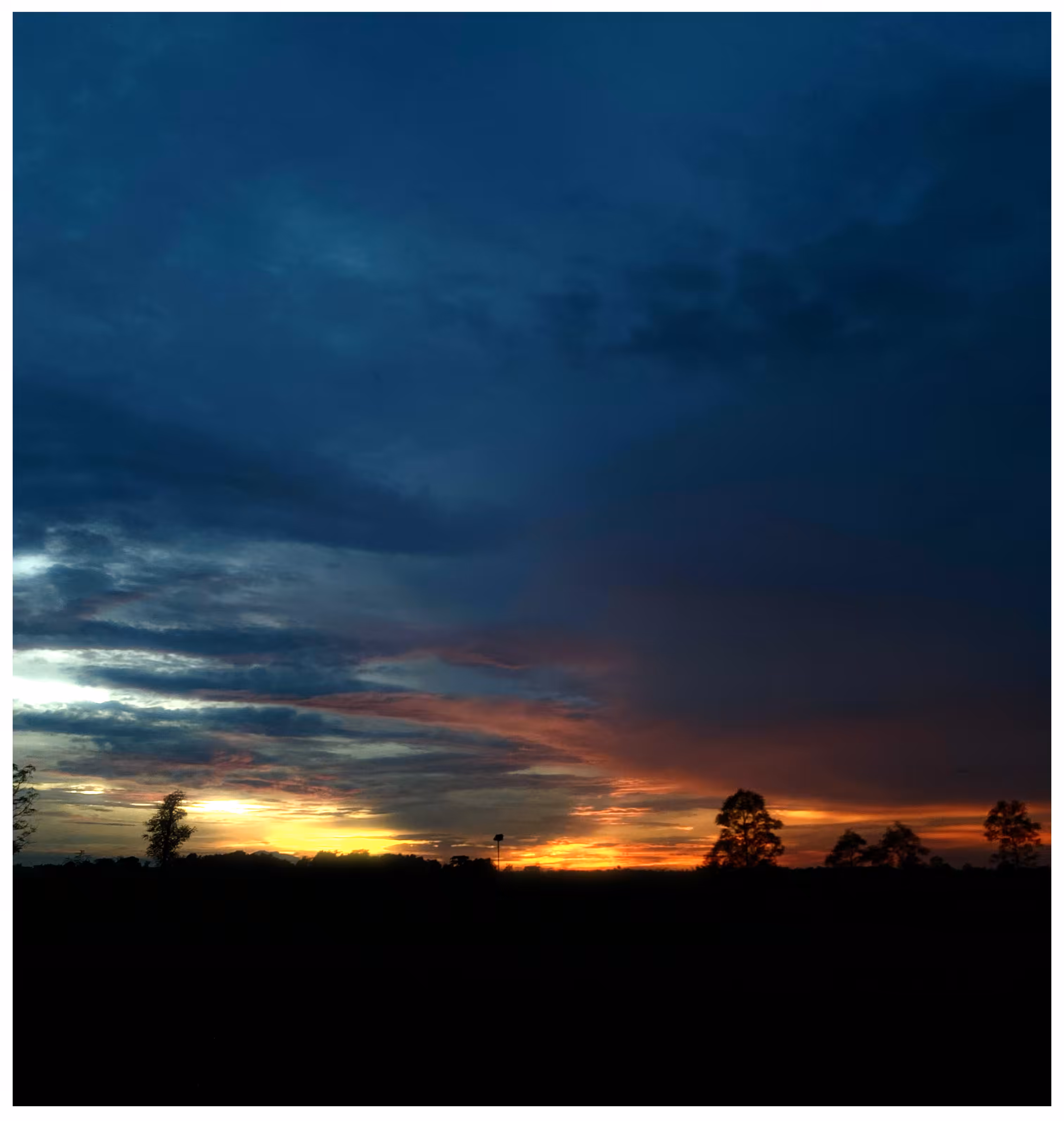 Twilight Divides the Sky