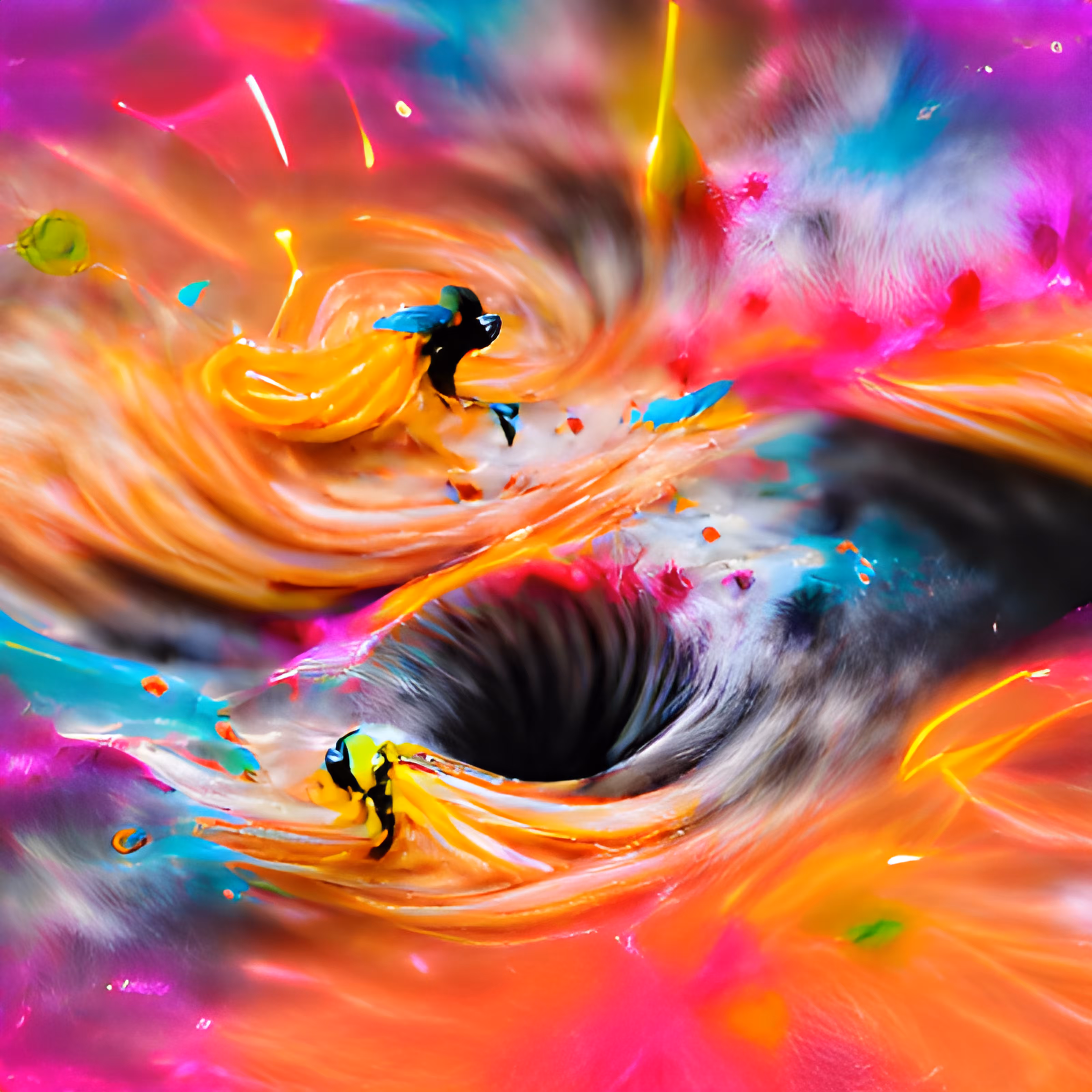 The not so much black hole