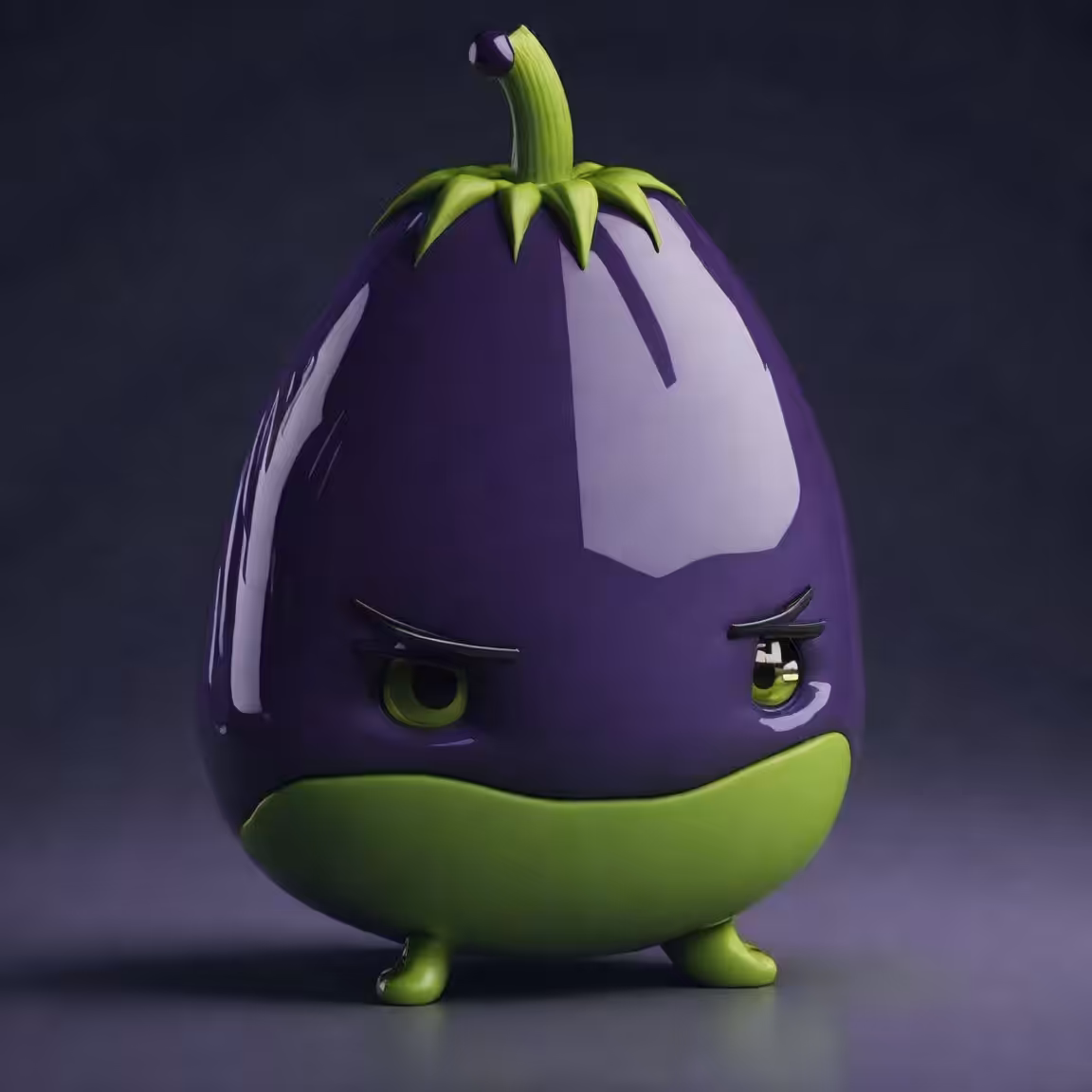 The Eggplant Gaze
