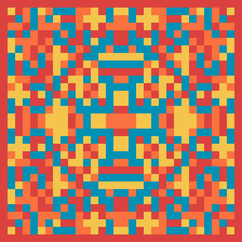 Pixel Mandala #77