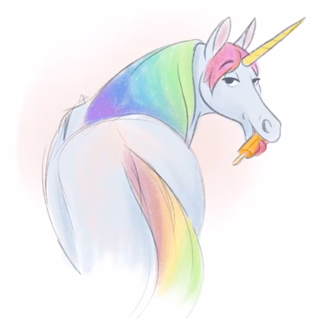 Gary the Popsicle-Loving Unicorn