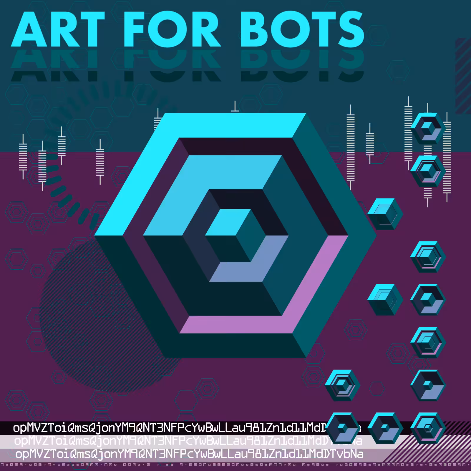 Hexagones - Art for Bots for Humans #35