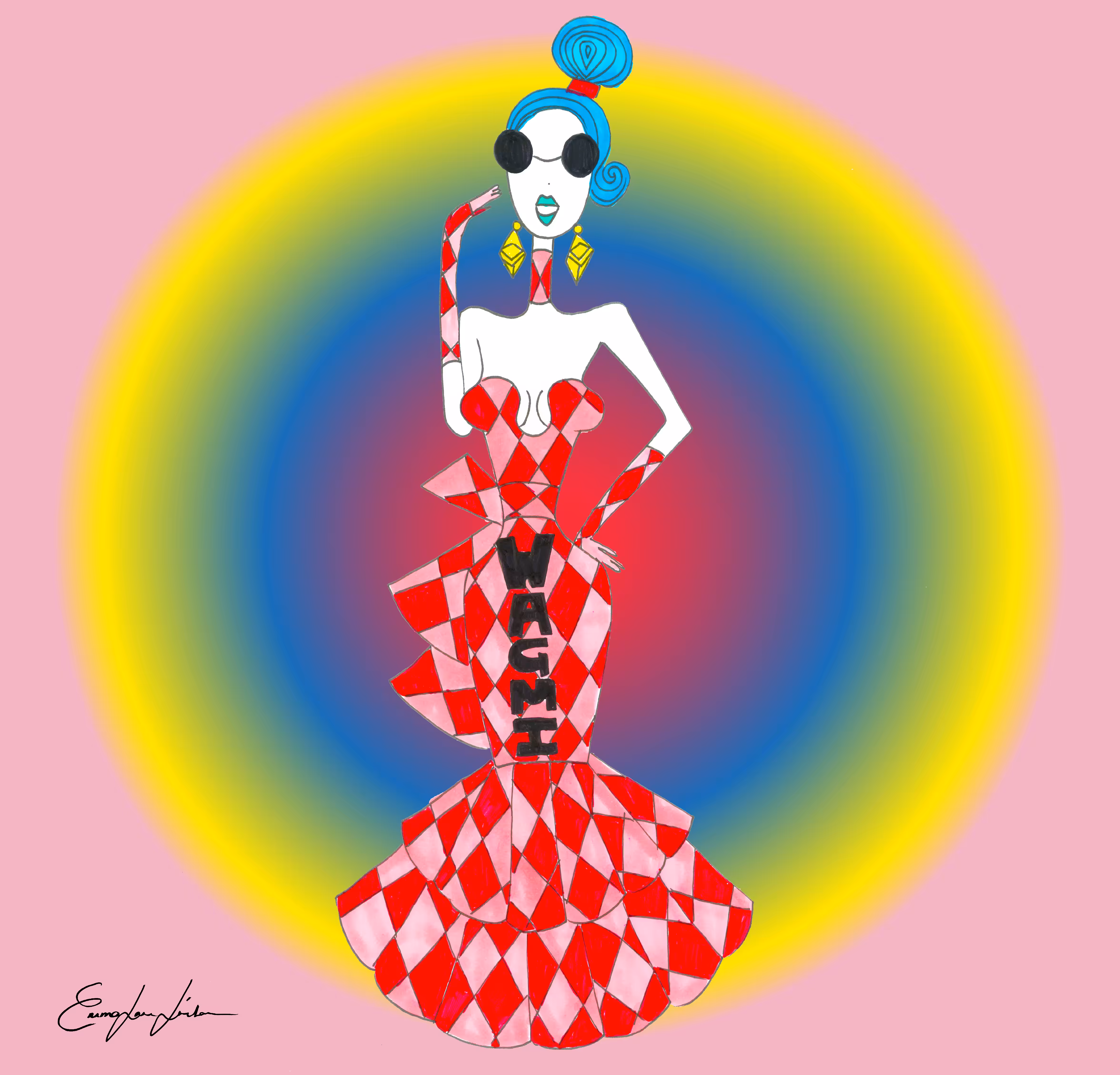 IRL GAL 01 - WAGMI - DRESS - AURA