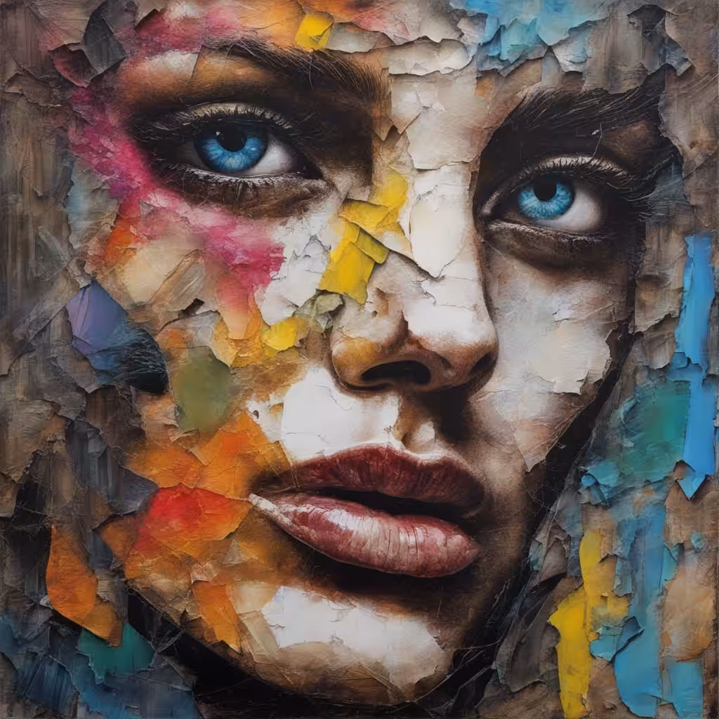Broken Faces of Colored Narratives
