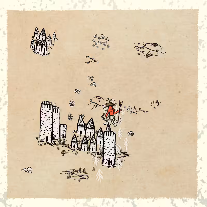 Medieval Village  #129