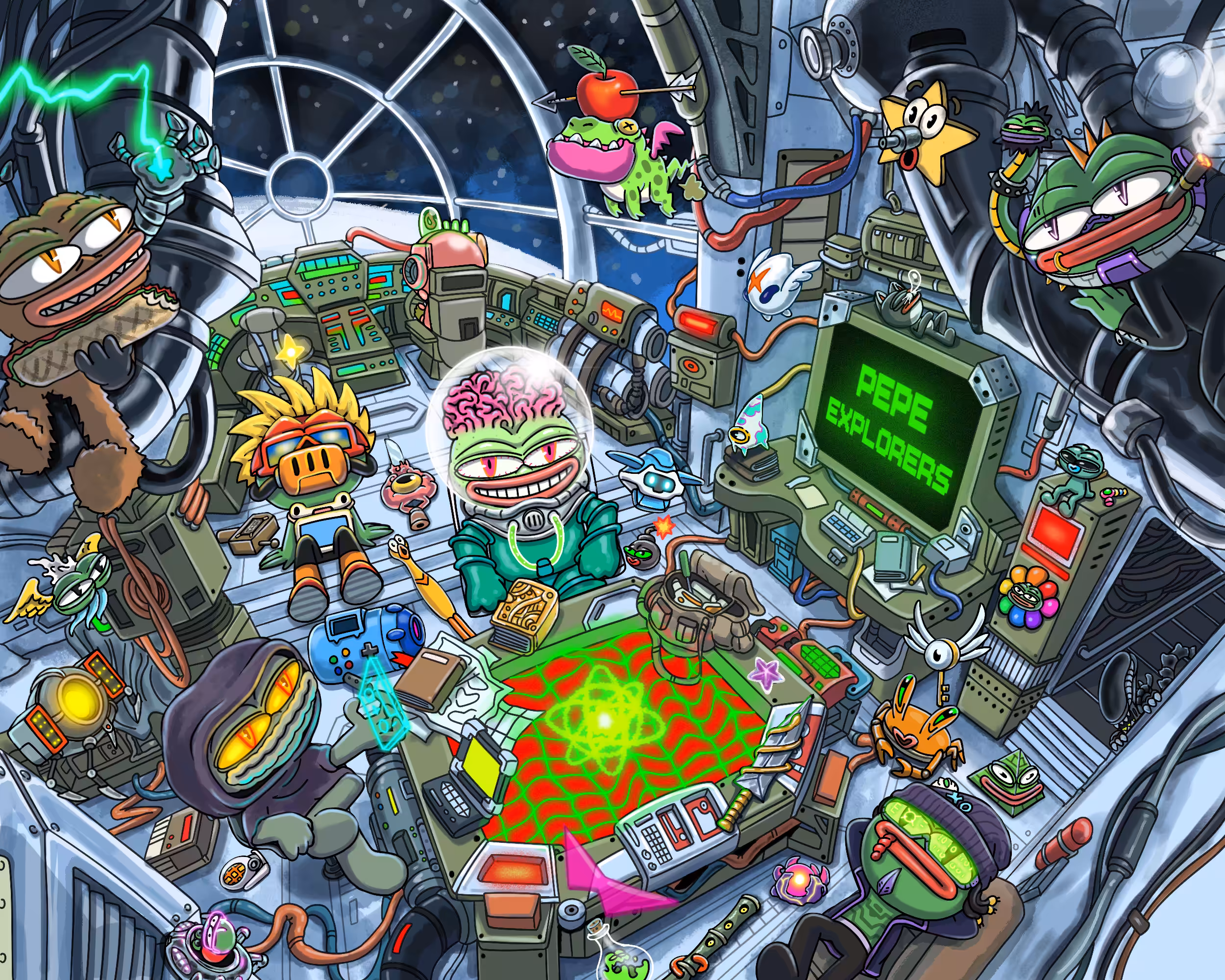 Explore the galaxies.