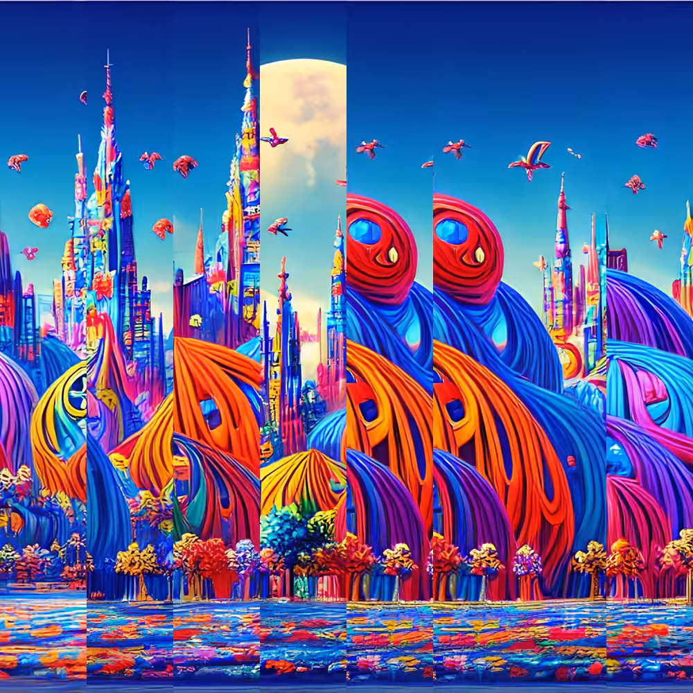 AI Psychedelic Candy #10