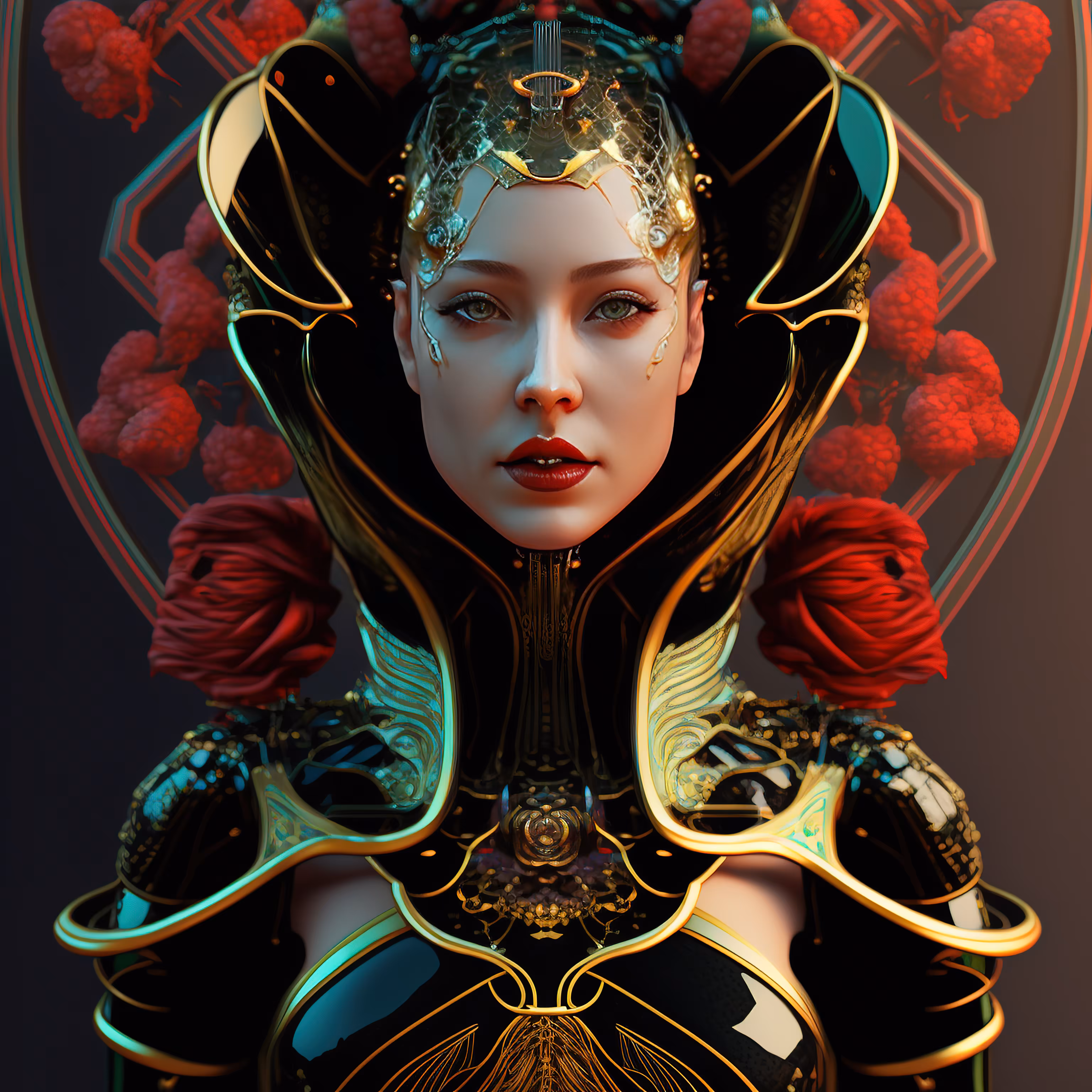 black + gold #9