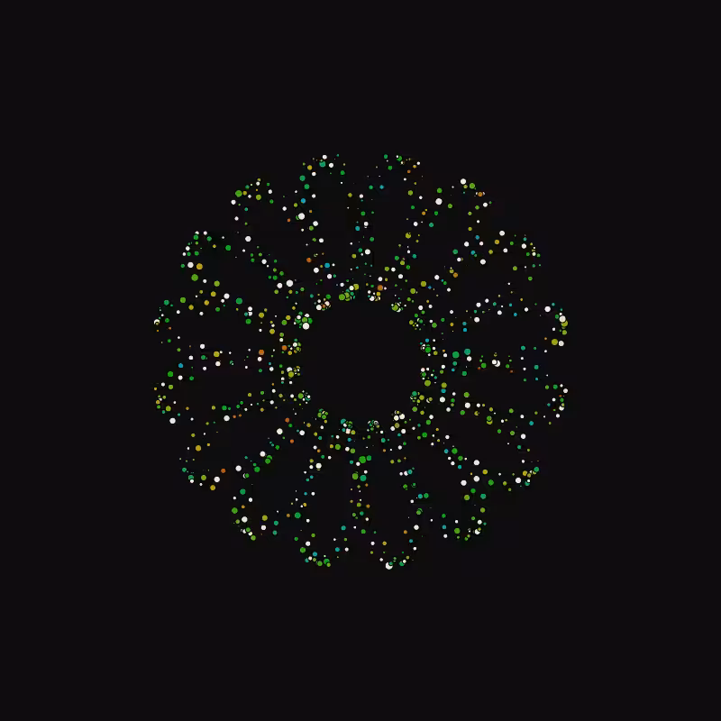 rotating particles #7