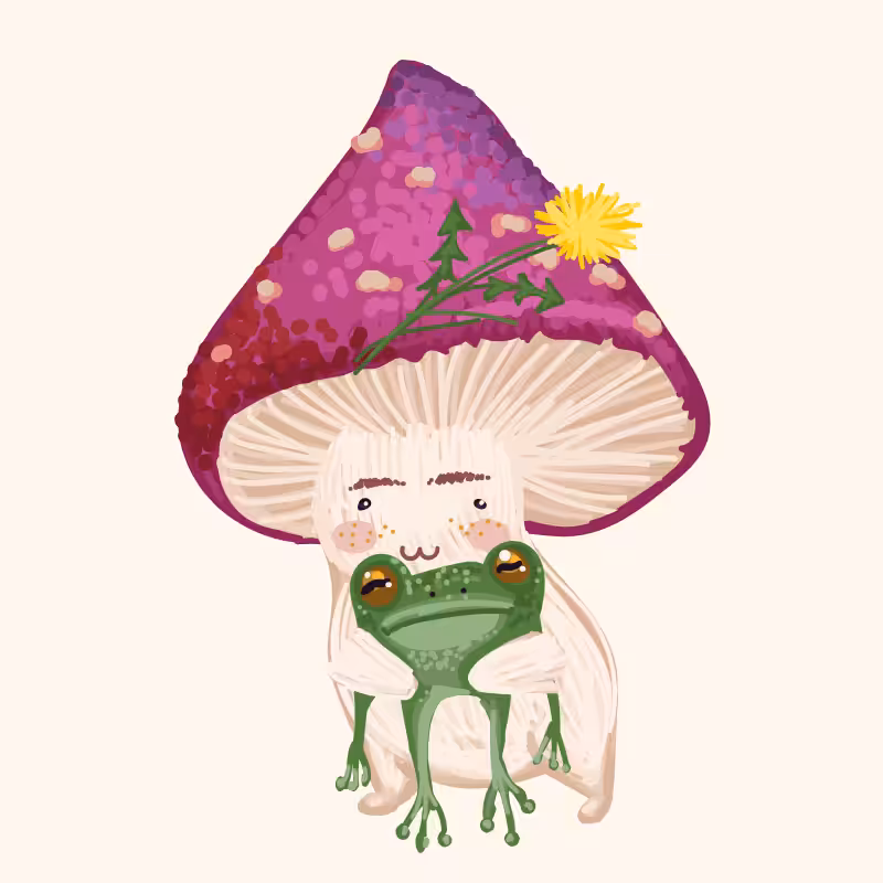 Cute Mushrooms Forest Guys #92