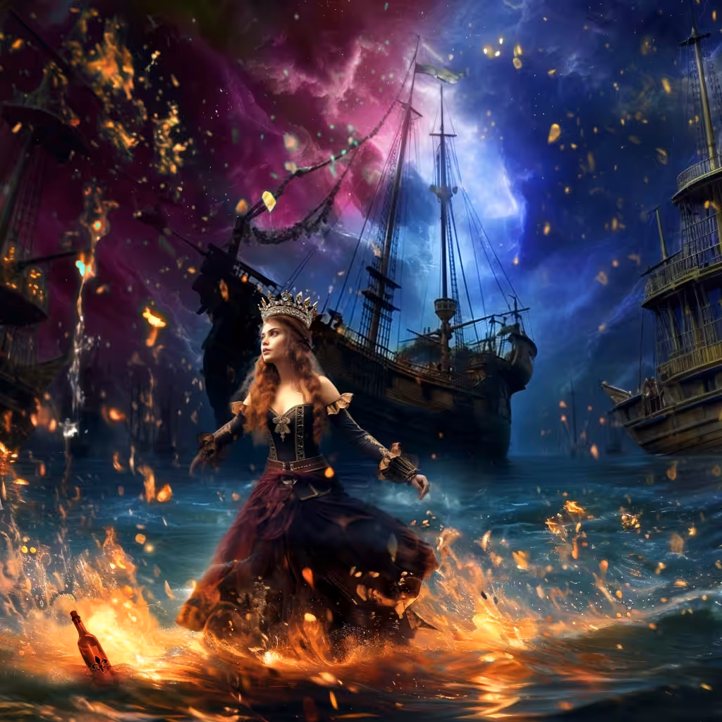 Queen lost at sea