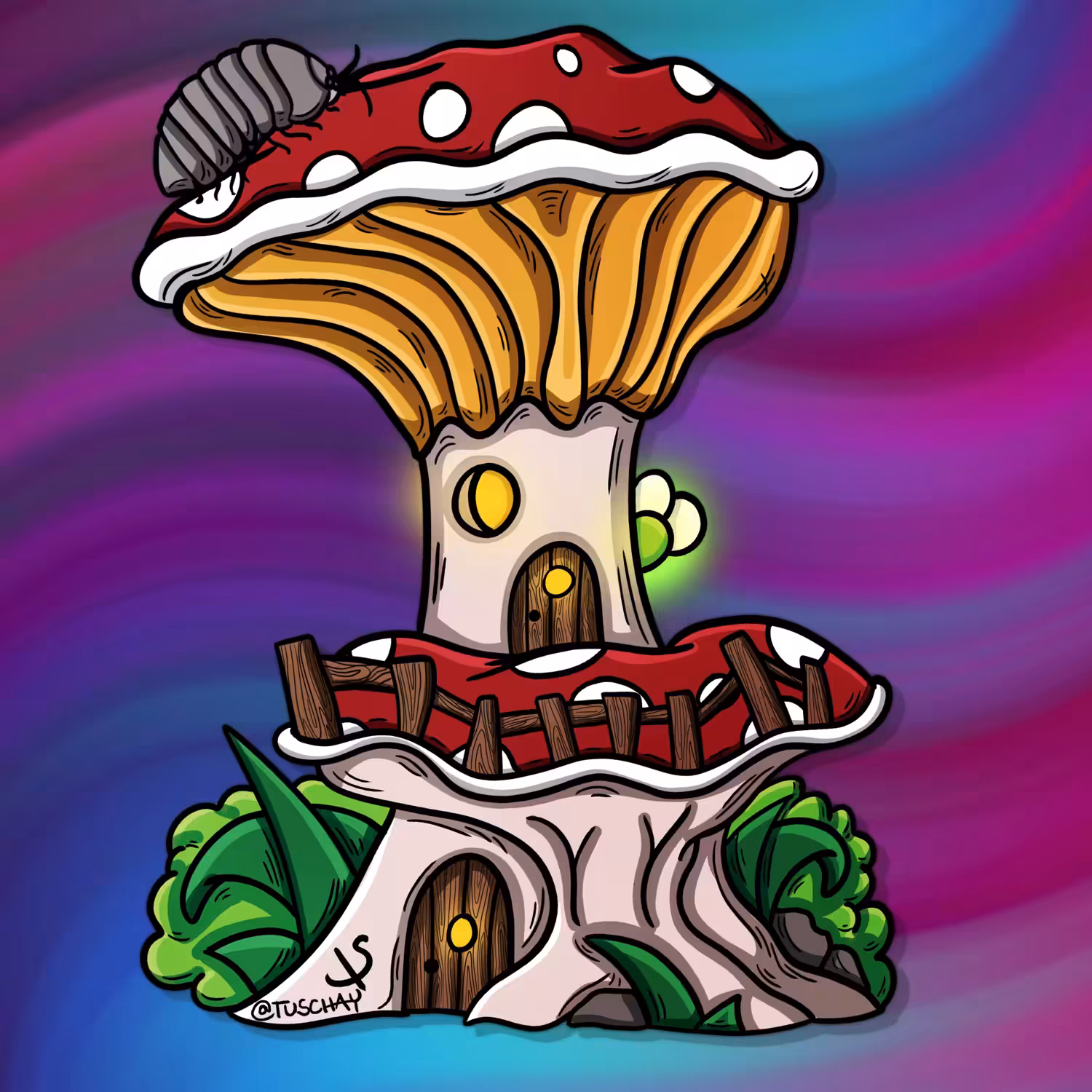 Mushroom House #3(D)