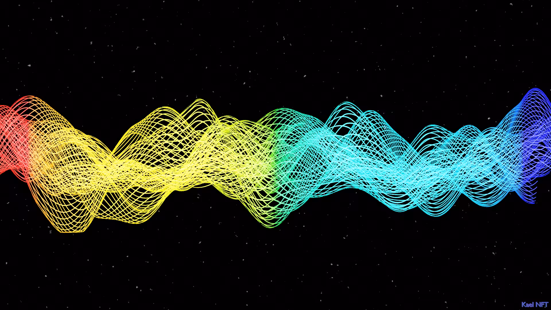 Rainbow waves in space