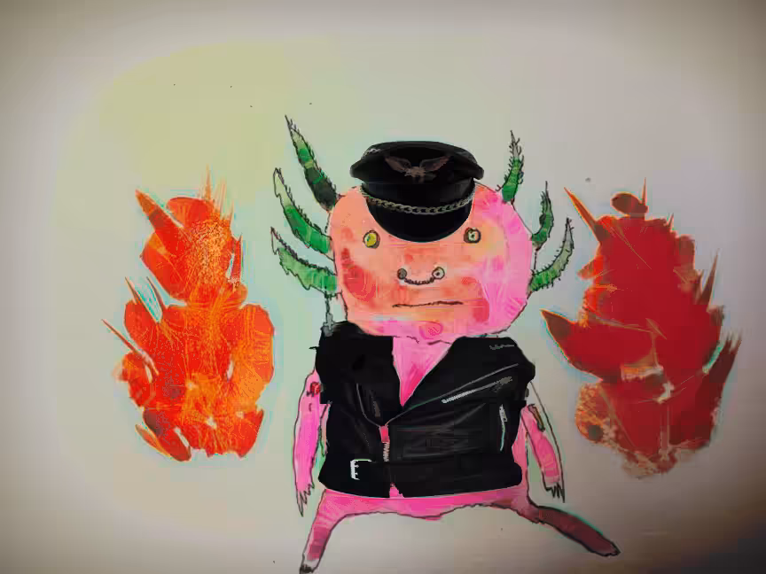 Axolotl #16 Vinny the "Fish"