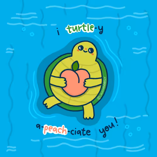 Laugh and Belly Collabs & Commissions: Thank You Turtle