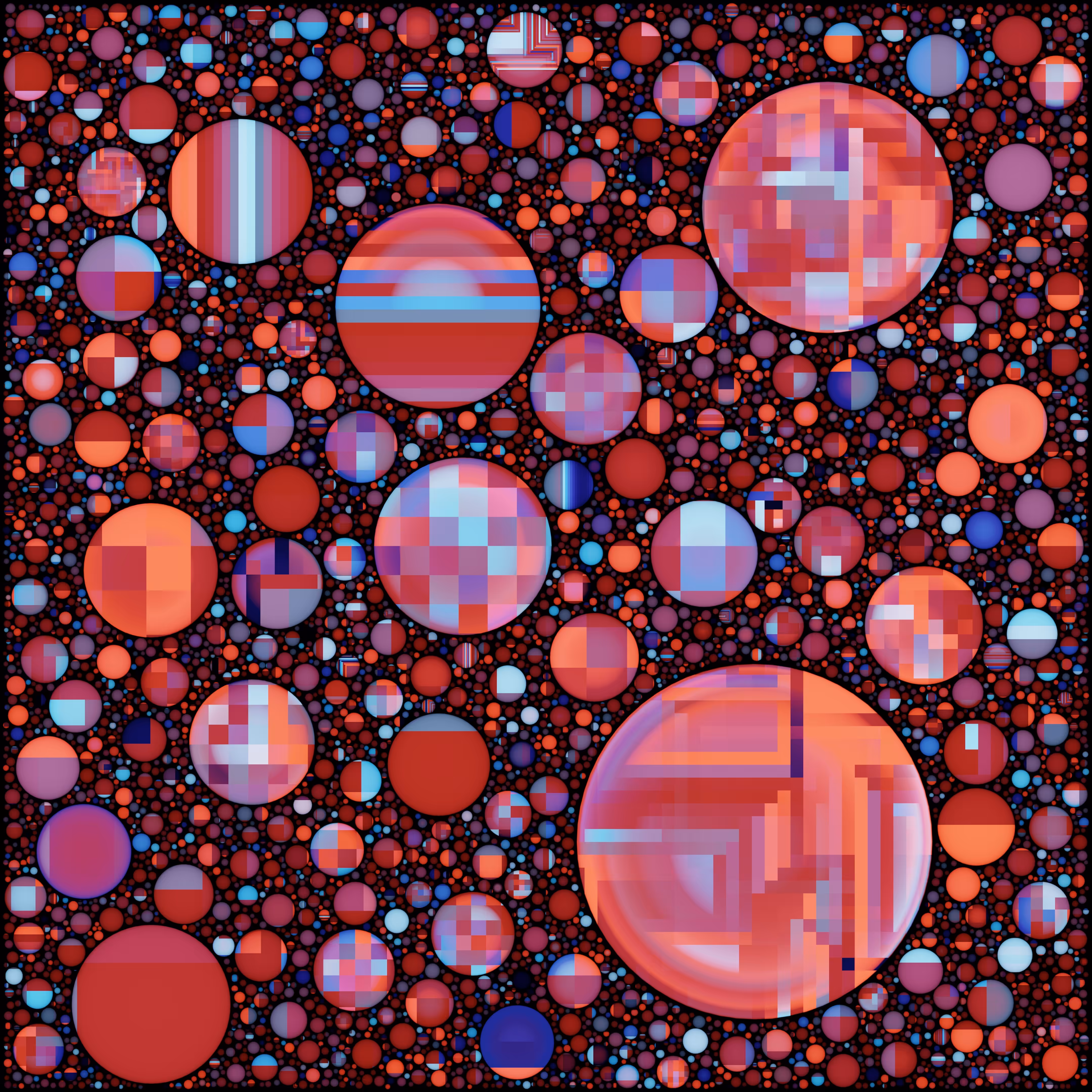 Volumetric Sphere Packing IV