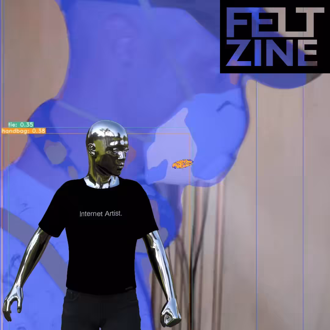 Canvas by Felt Zine: Canvas #458: motion tracker. — internet artist. — flowers. — black box logo. — dreamscape