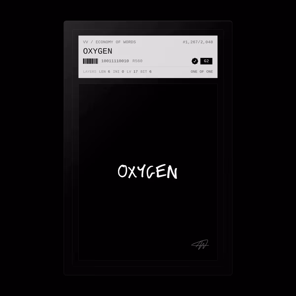 OXYGEN · #1267