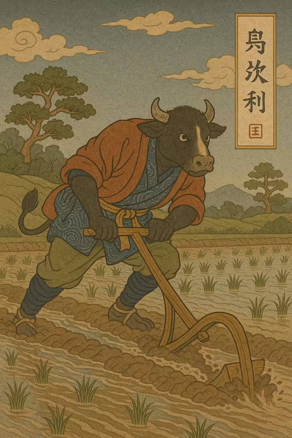 Ushikori, the Ox of the Wet Fields