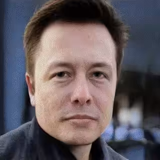 Beautiful Lights Polygon A.I Art: Superhero Elon Musk 