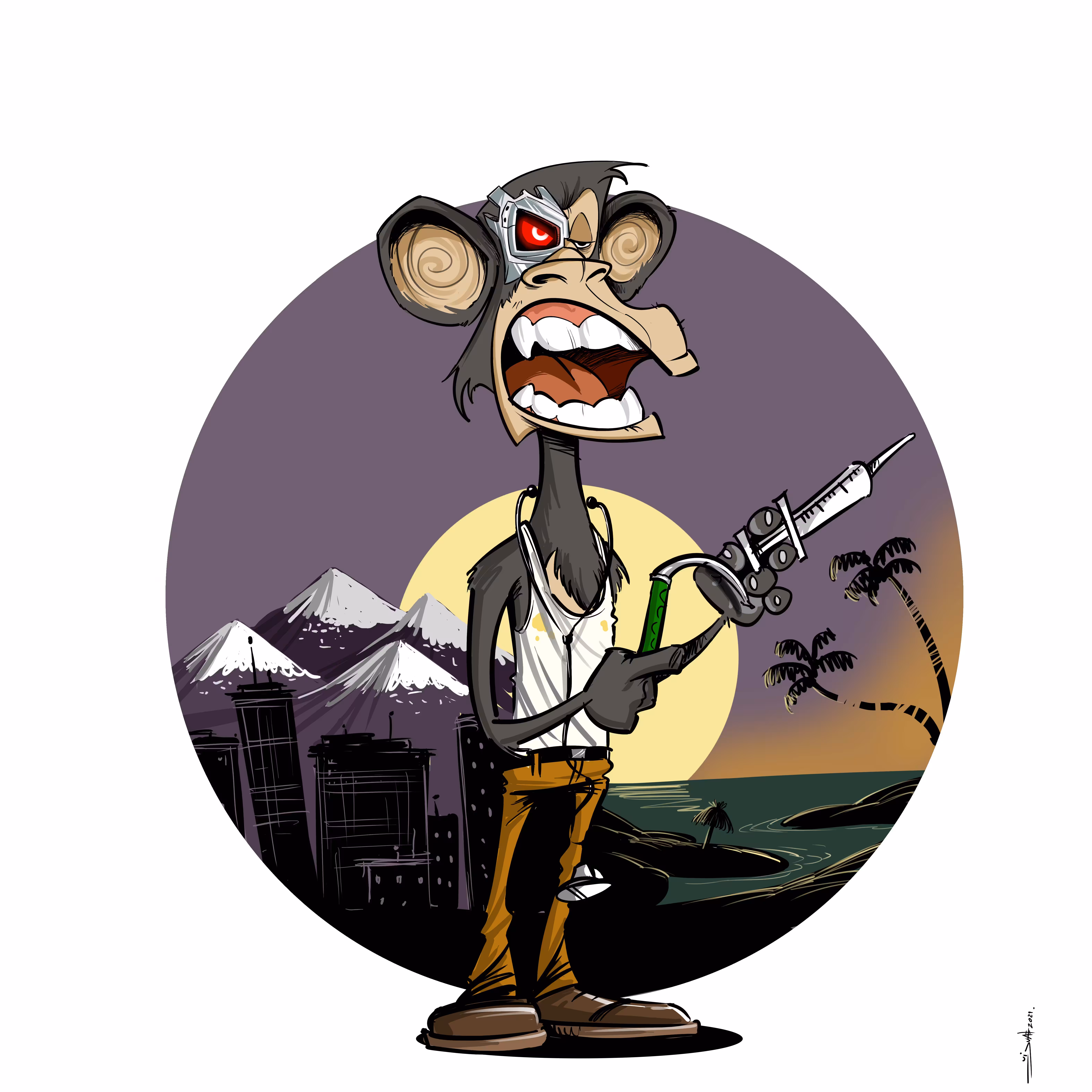 General MAC! The bored, salty, and sedating ape #5088