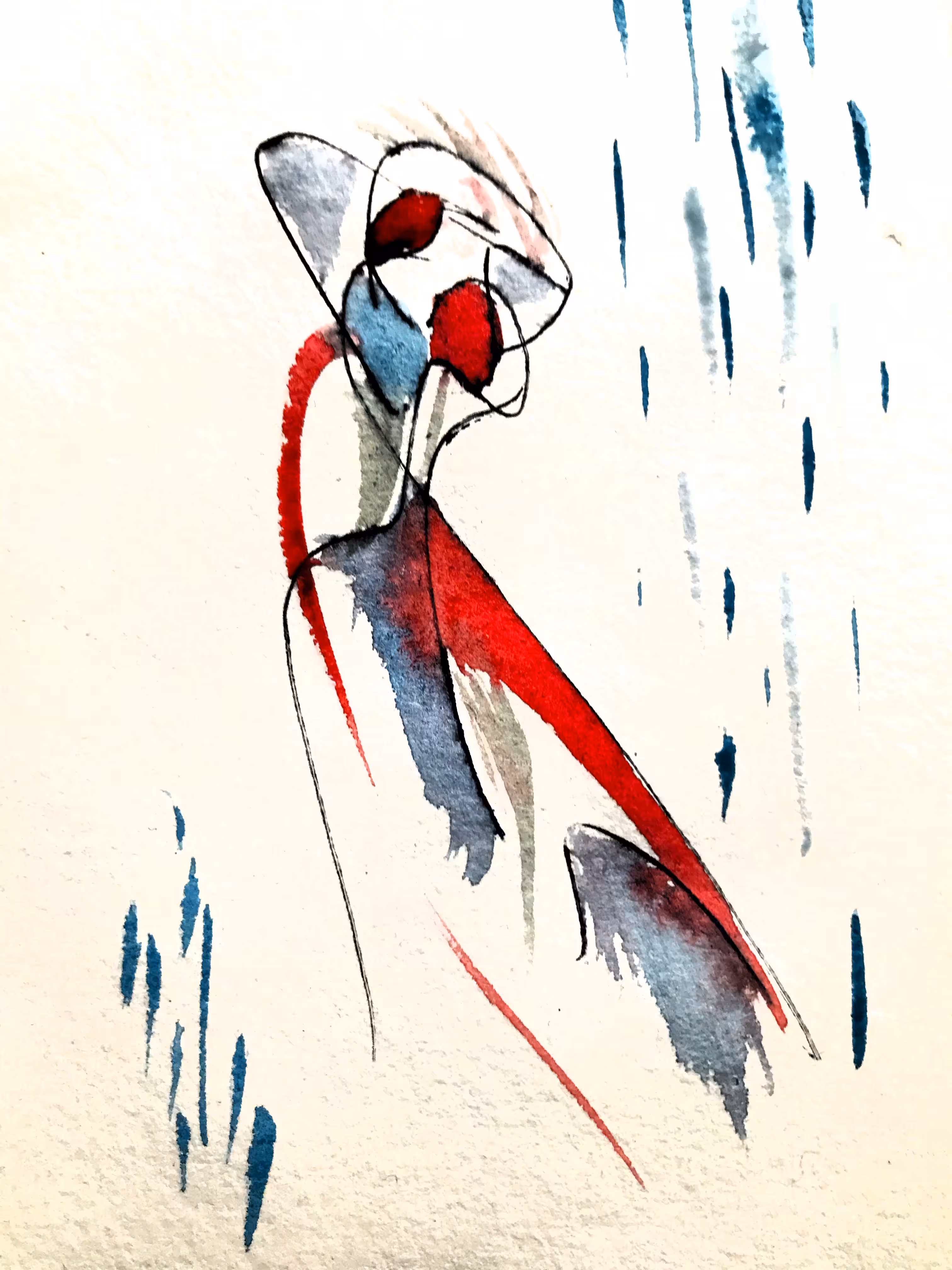 dancing in the rain is love with the universe