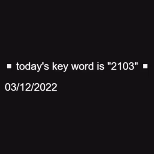 ◻️ today's key word ...