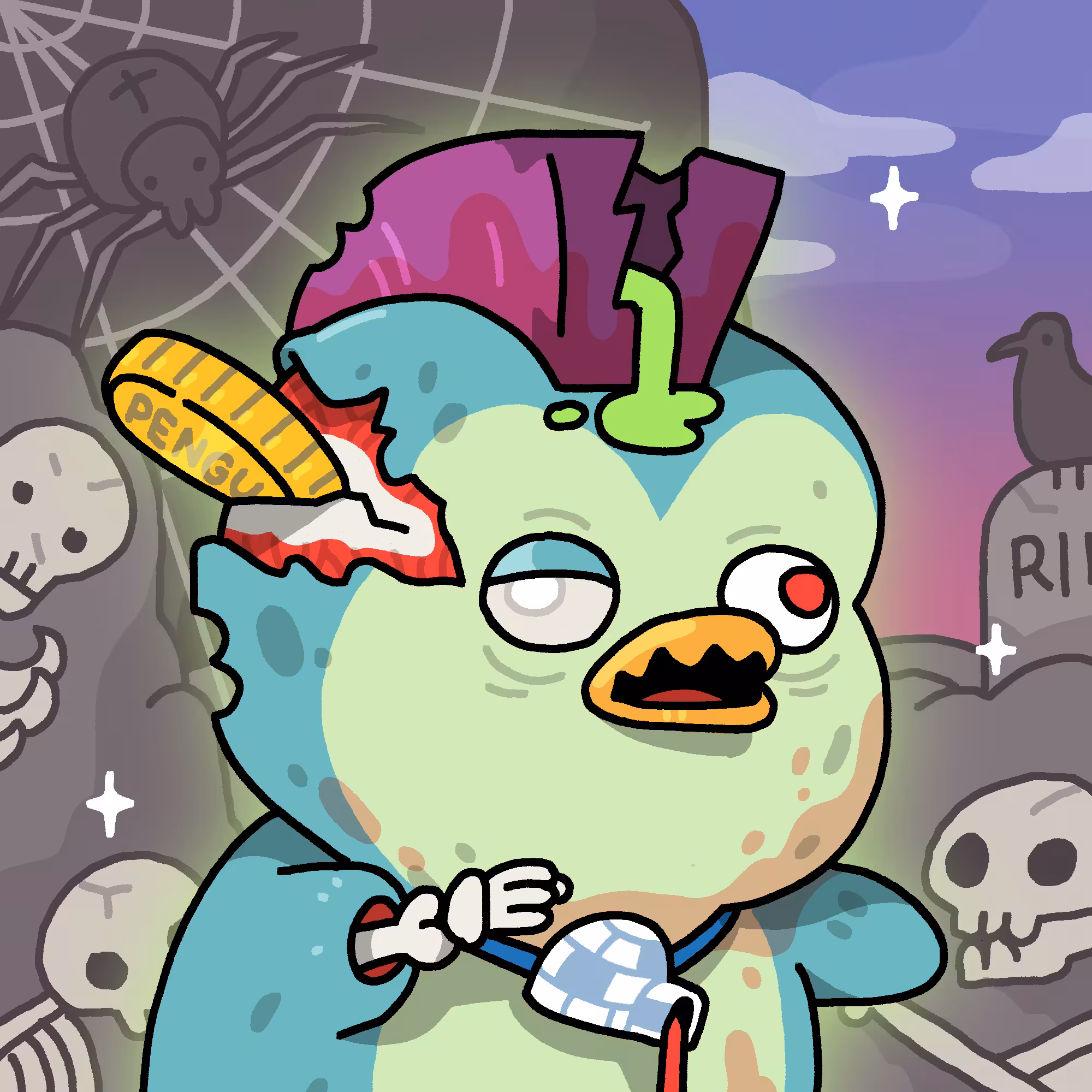 An Evening at the Beach: Undead Peng