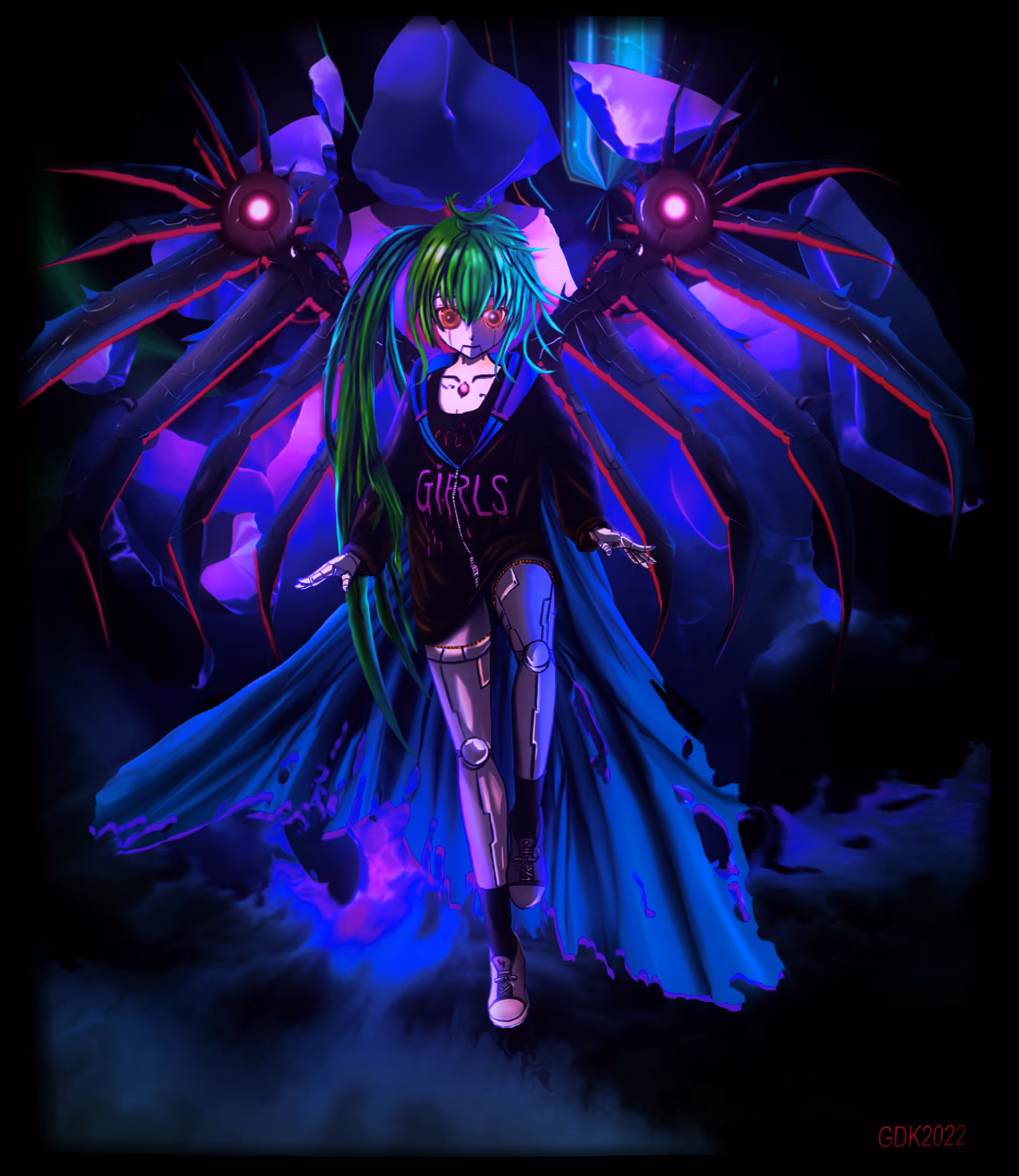 CyberMoon blue #1