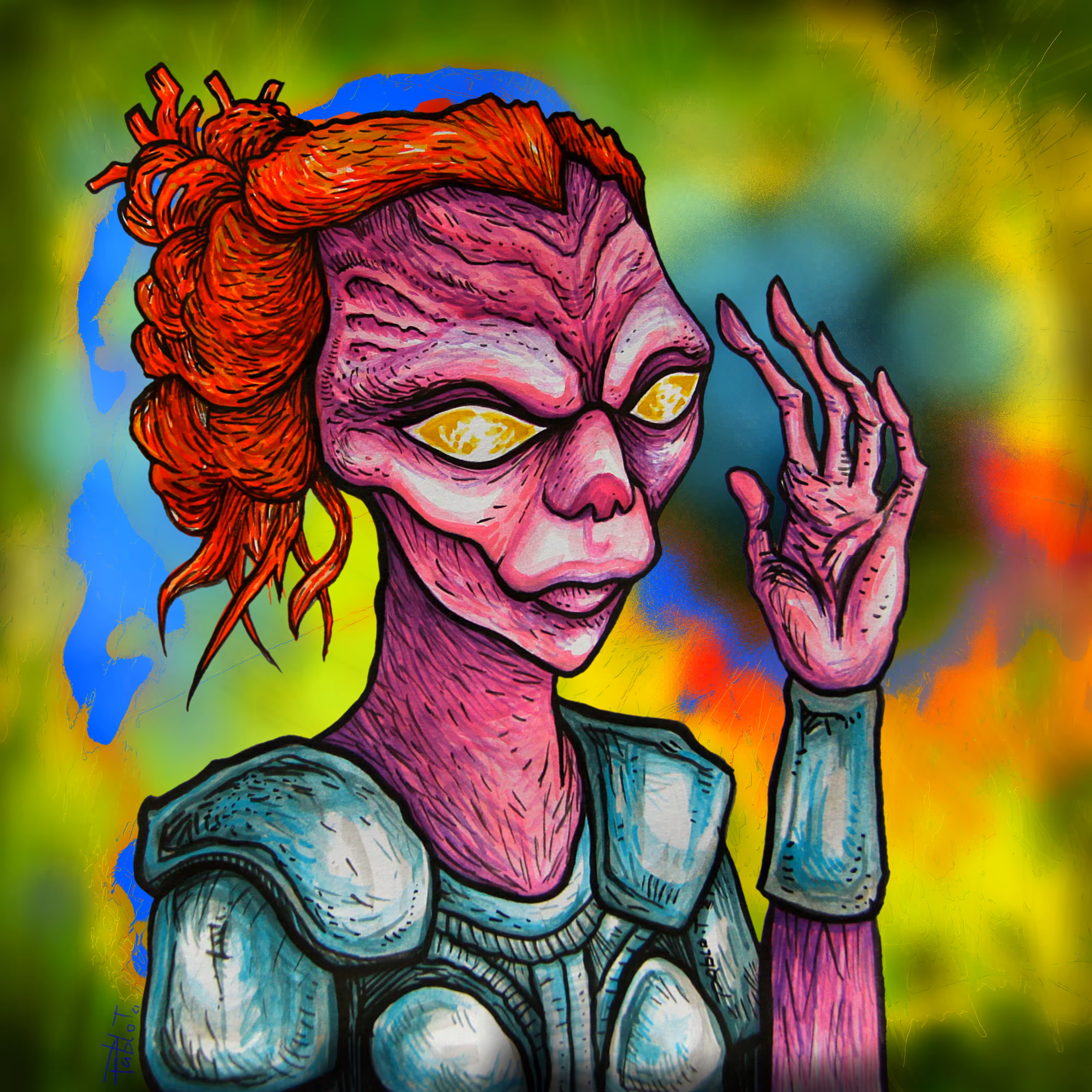 "The Queen of the lizards" 
