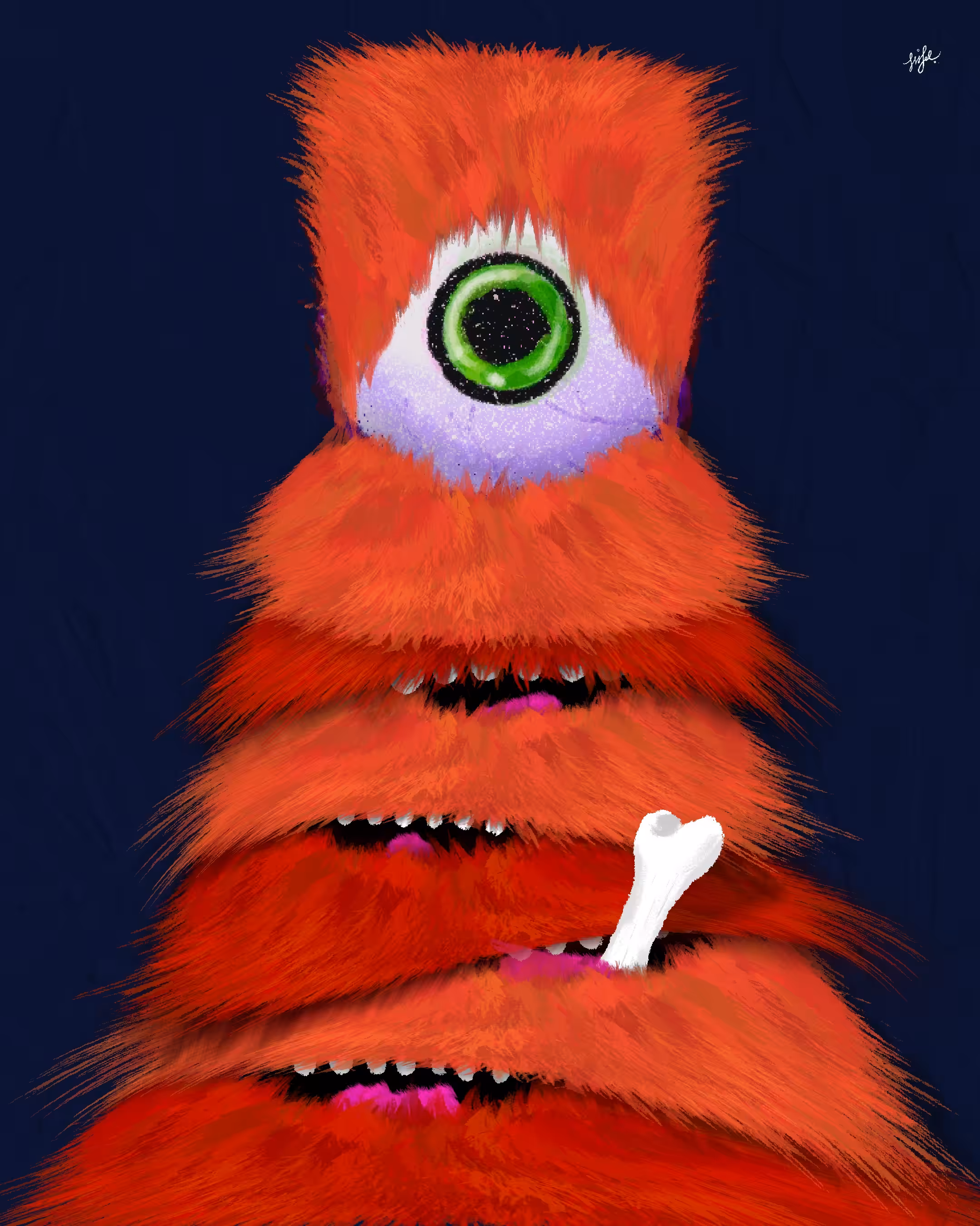 Depression Monster #0019