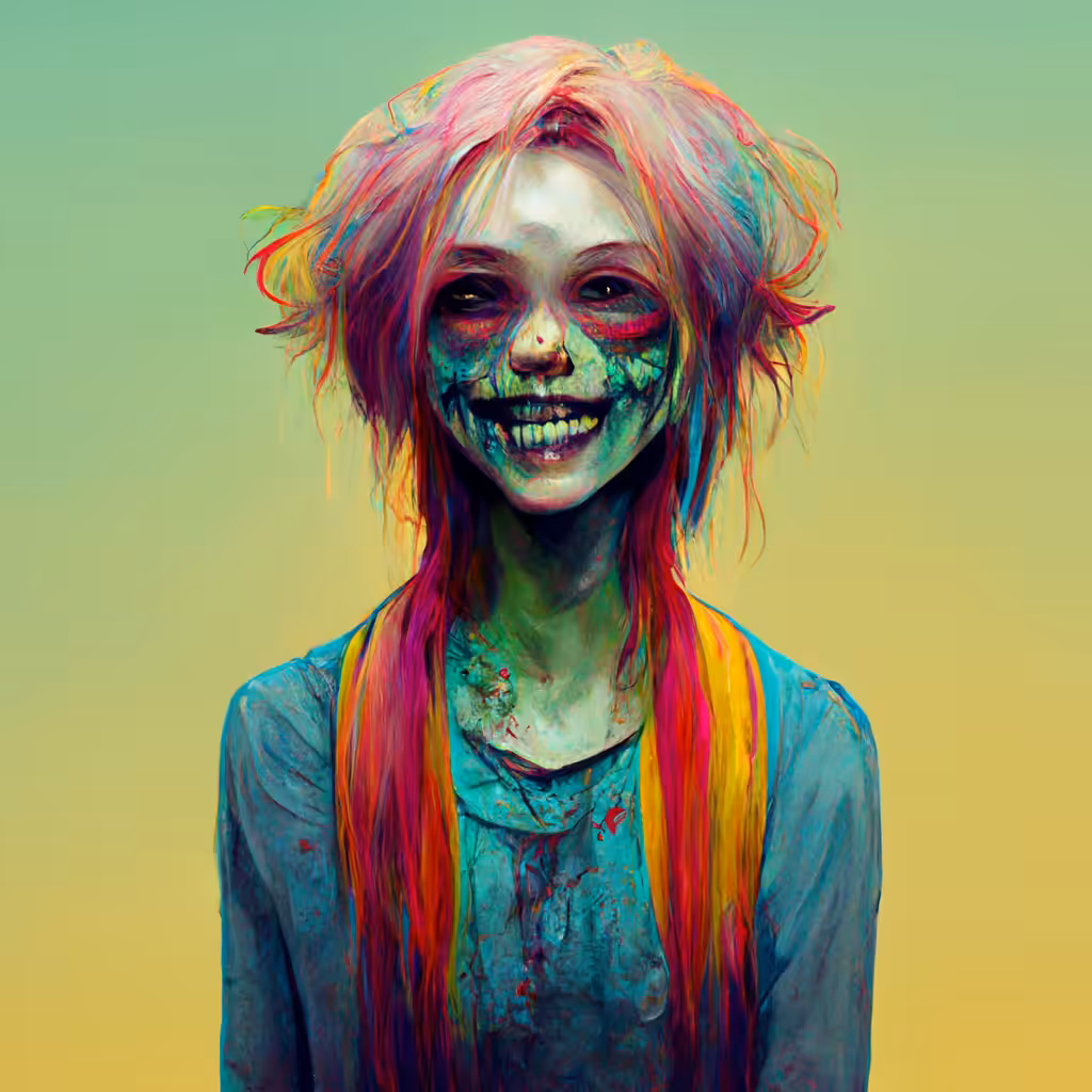 Colorful Zombie #4