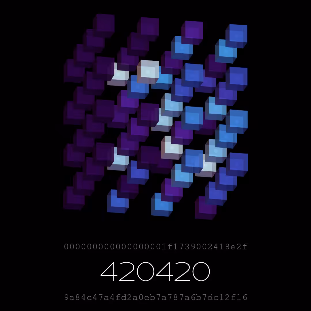 BTC Block 420420