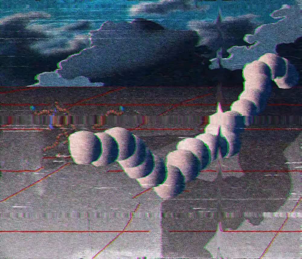 Glitch Space Worm