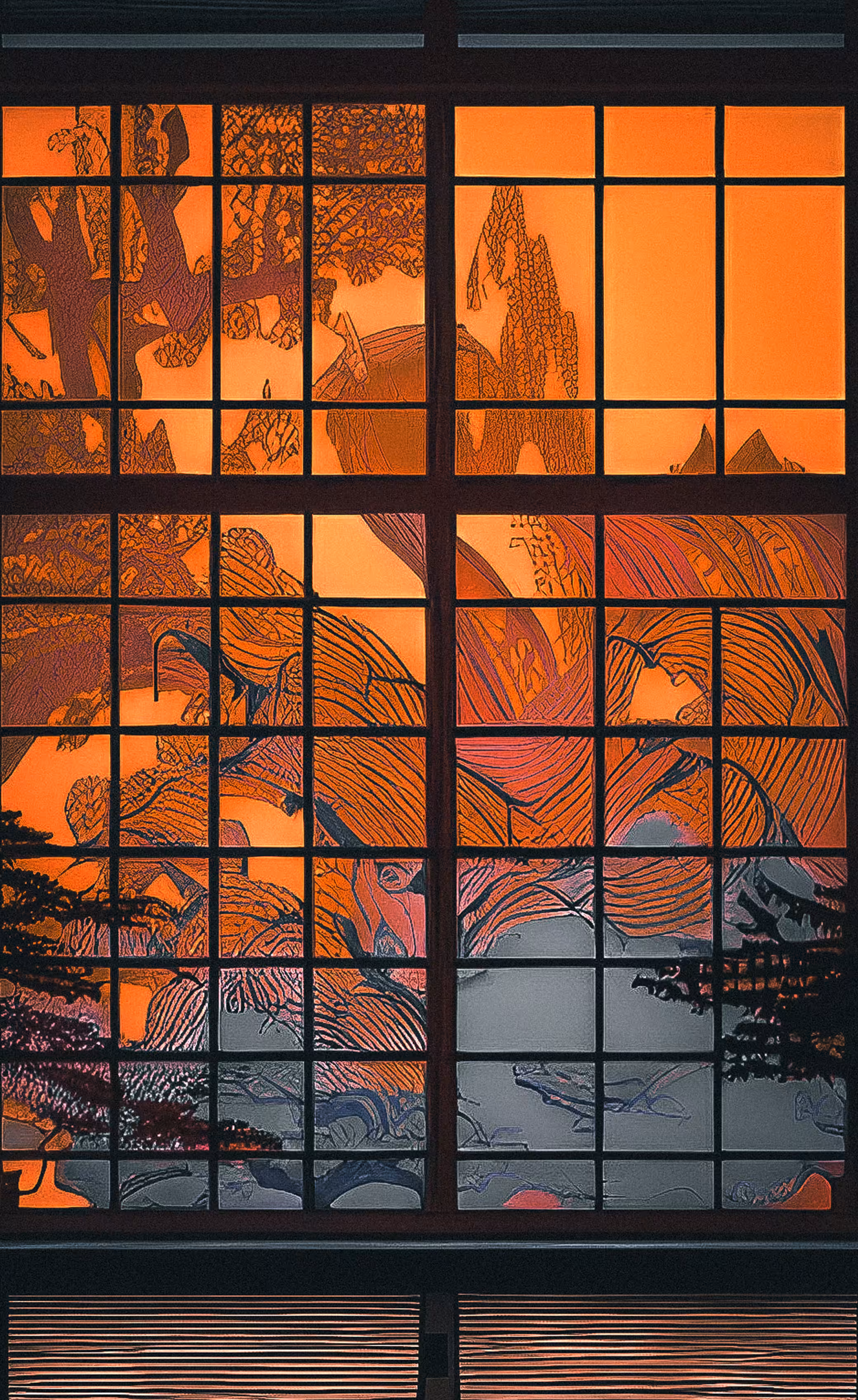 The Dairyuji Temple's Window