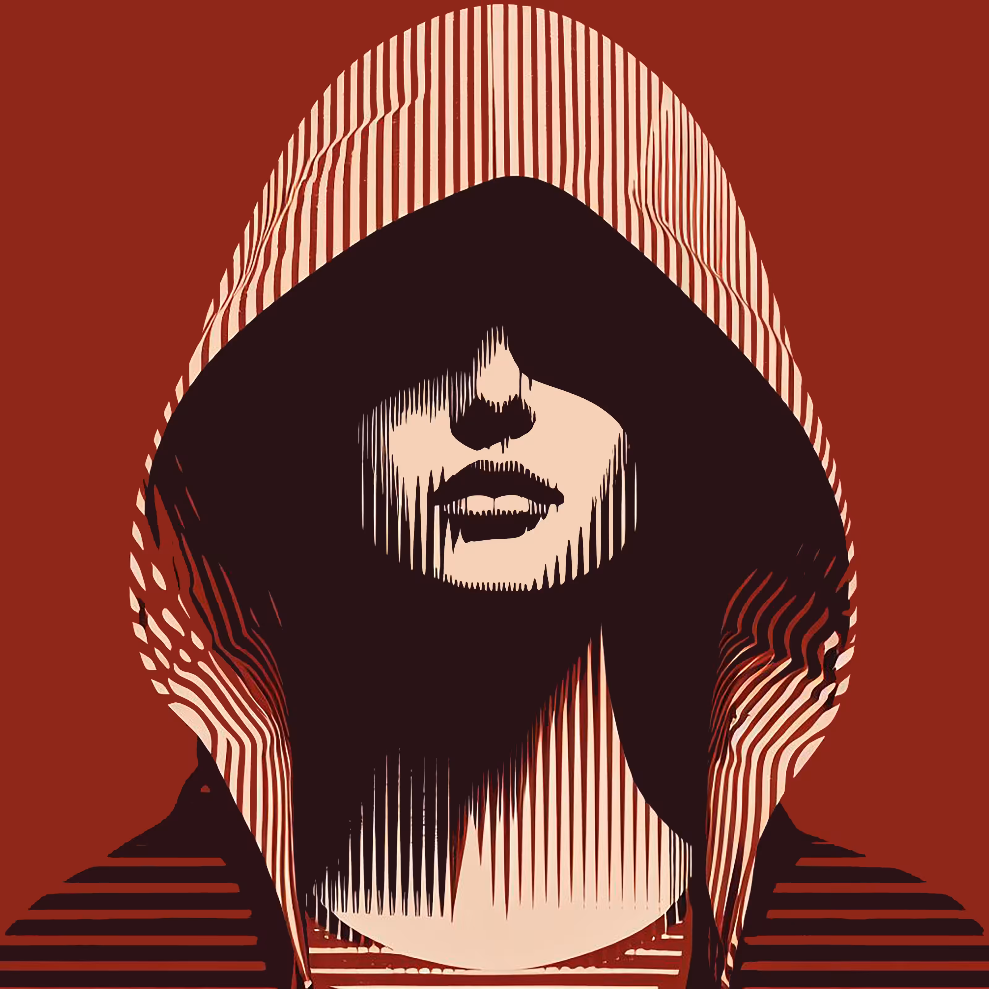 Woman with Red