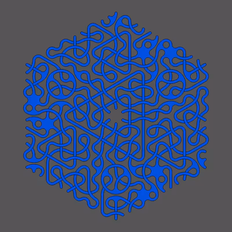 Threefold Symmetry - Dark Variations #157