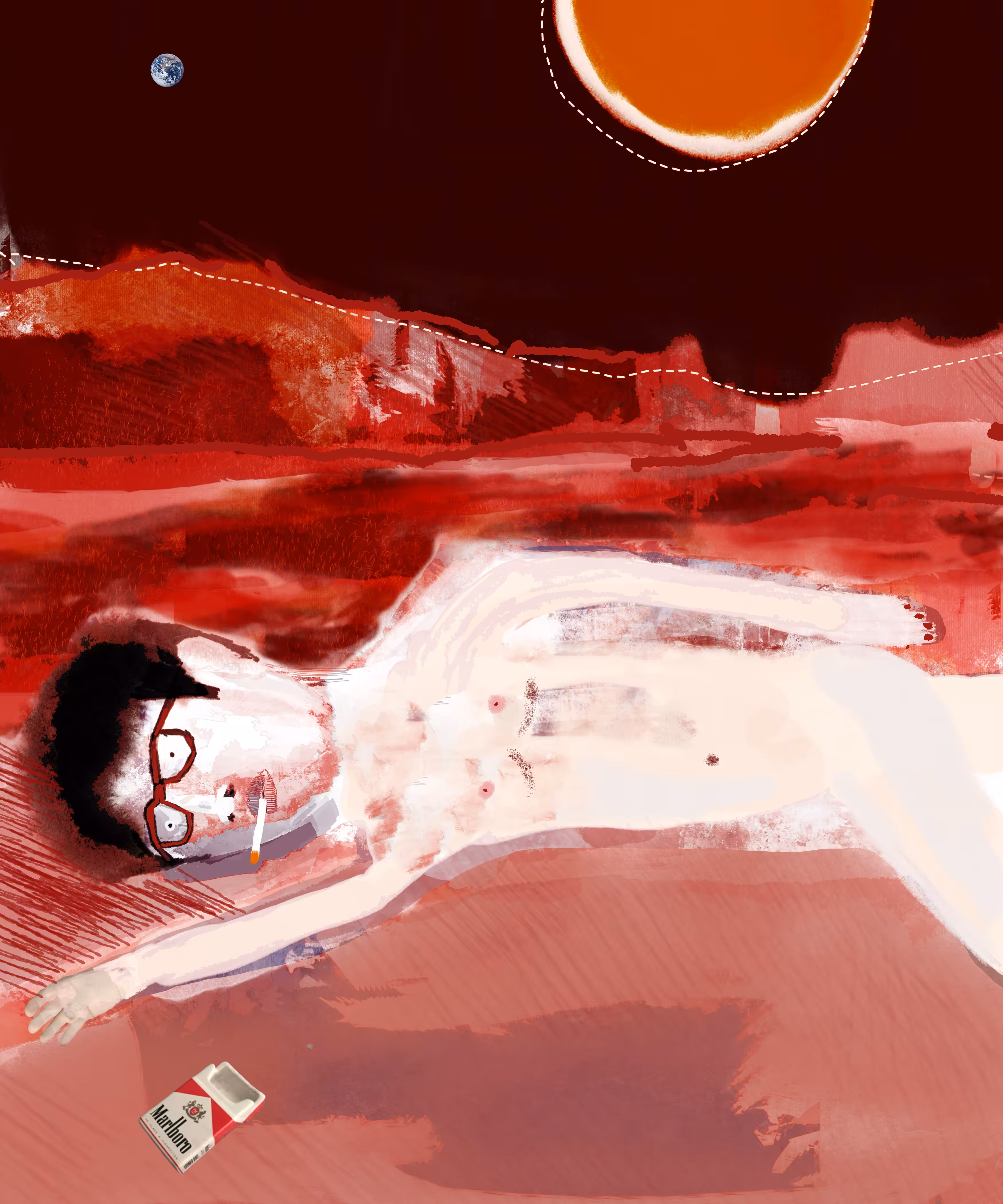 First man on Mars gets naked and runs out of cigarettes 