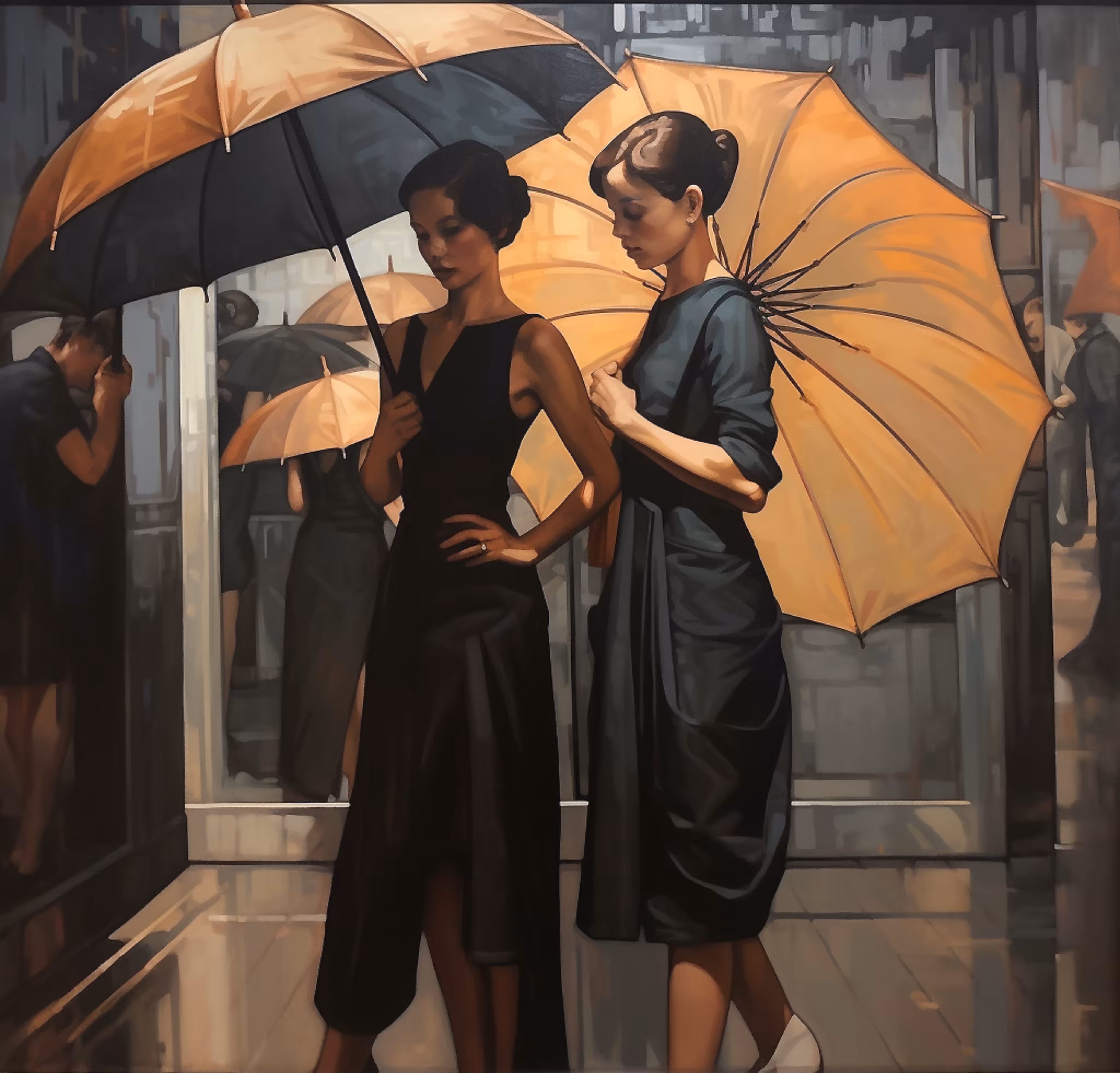 Umbrella Ladies