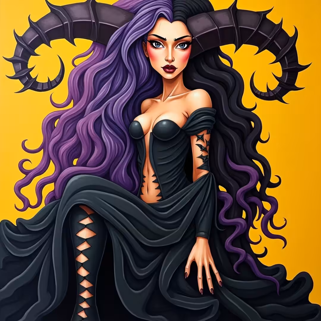 The Happy Valley: horned girl002
