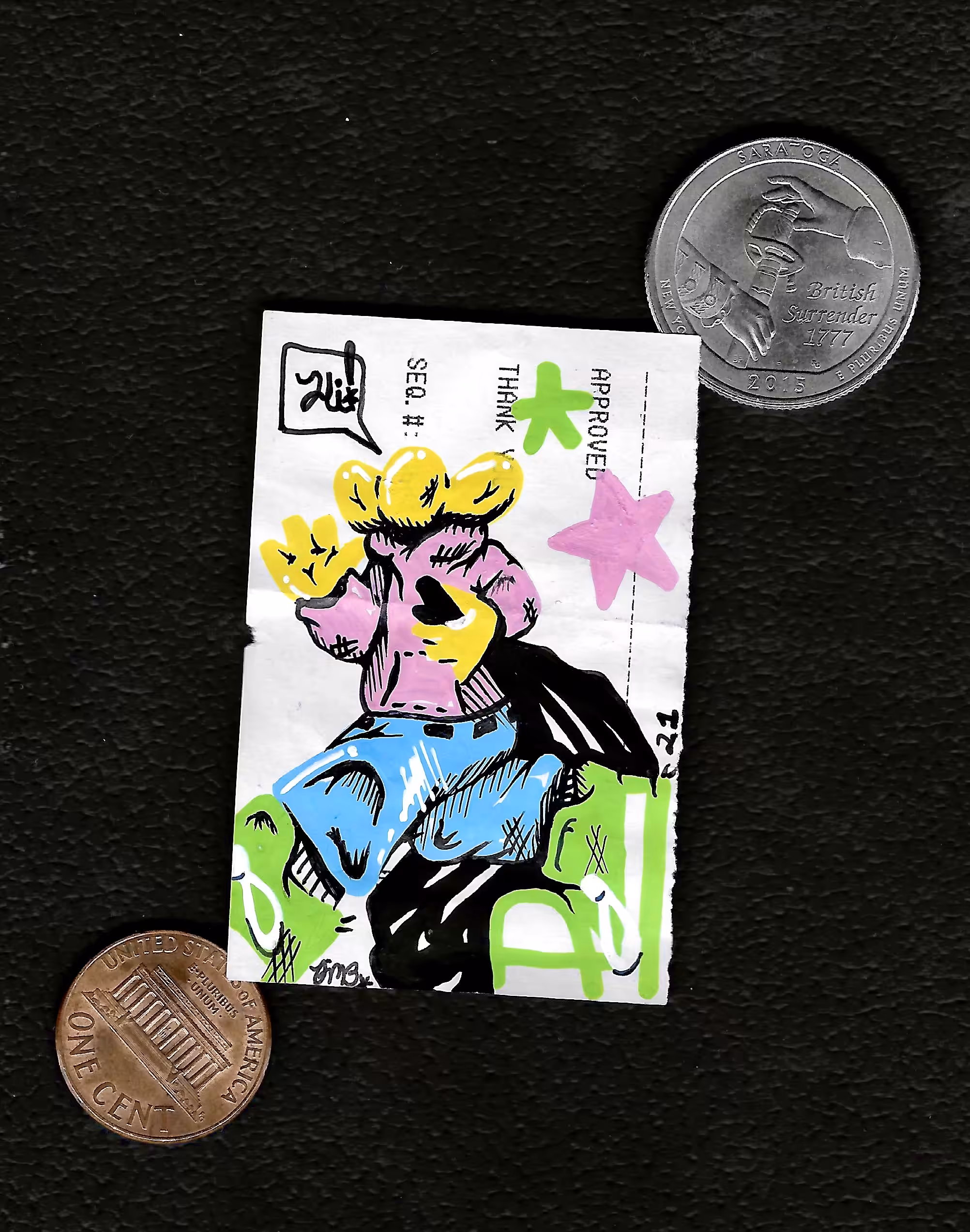 Receipt No. 20 "Teeny-Tiny Trashman"