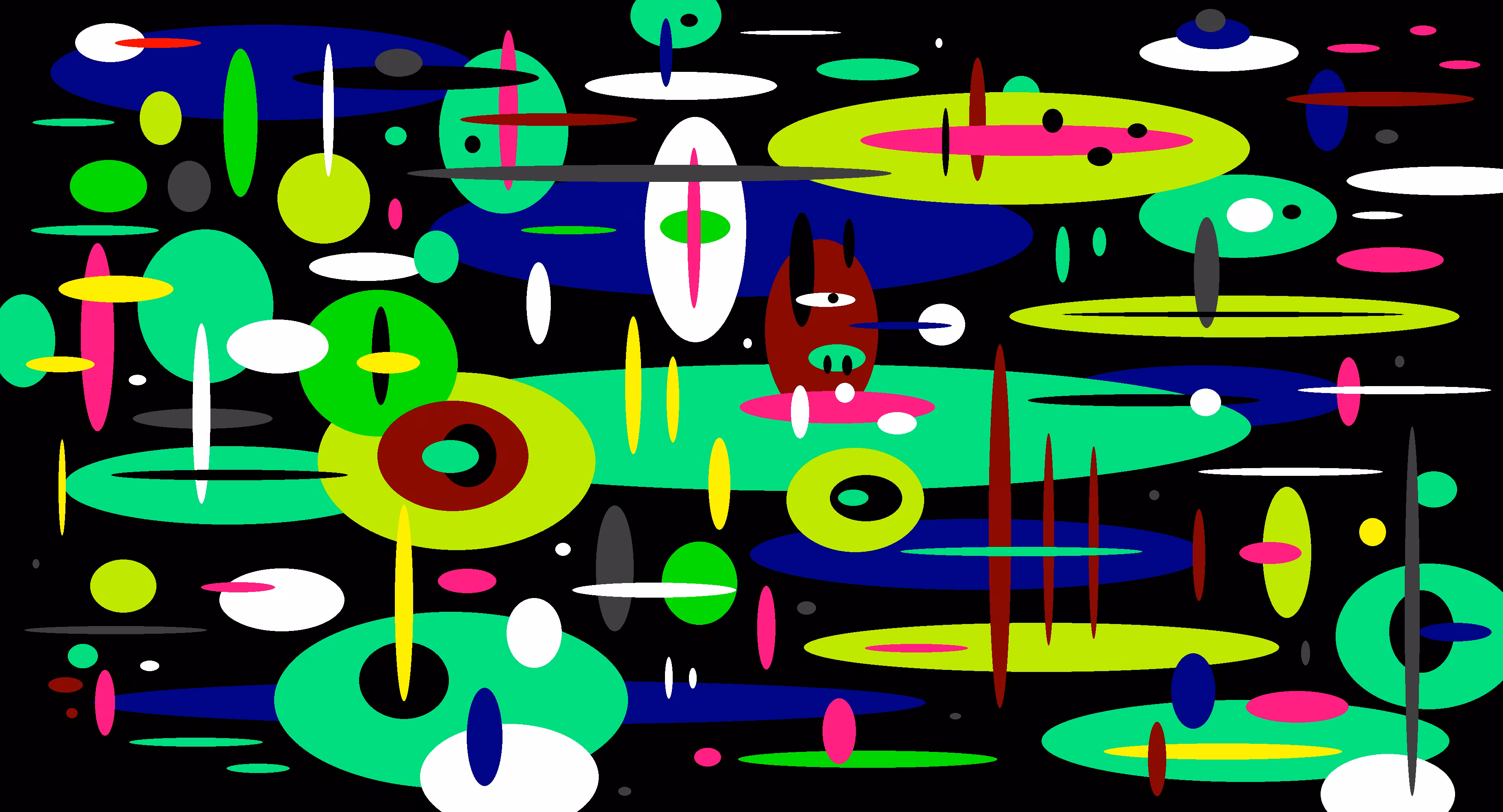 Chromatic Circles Celestial Cascade / Night