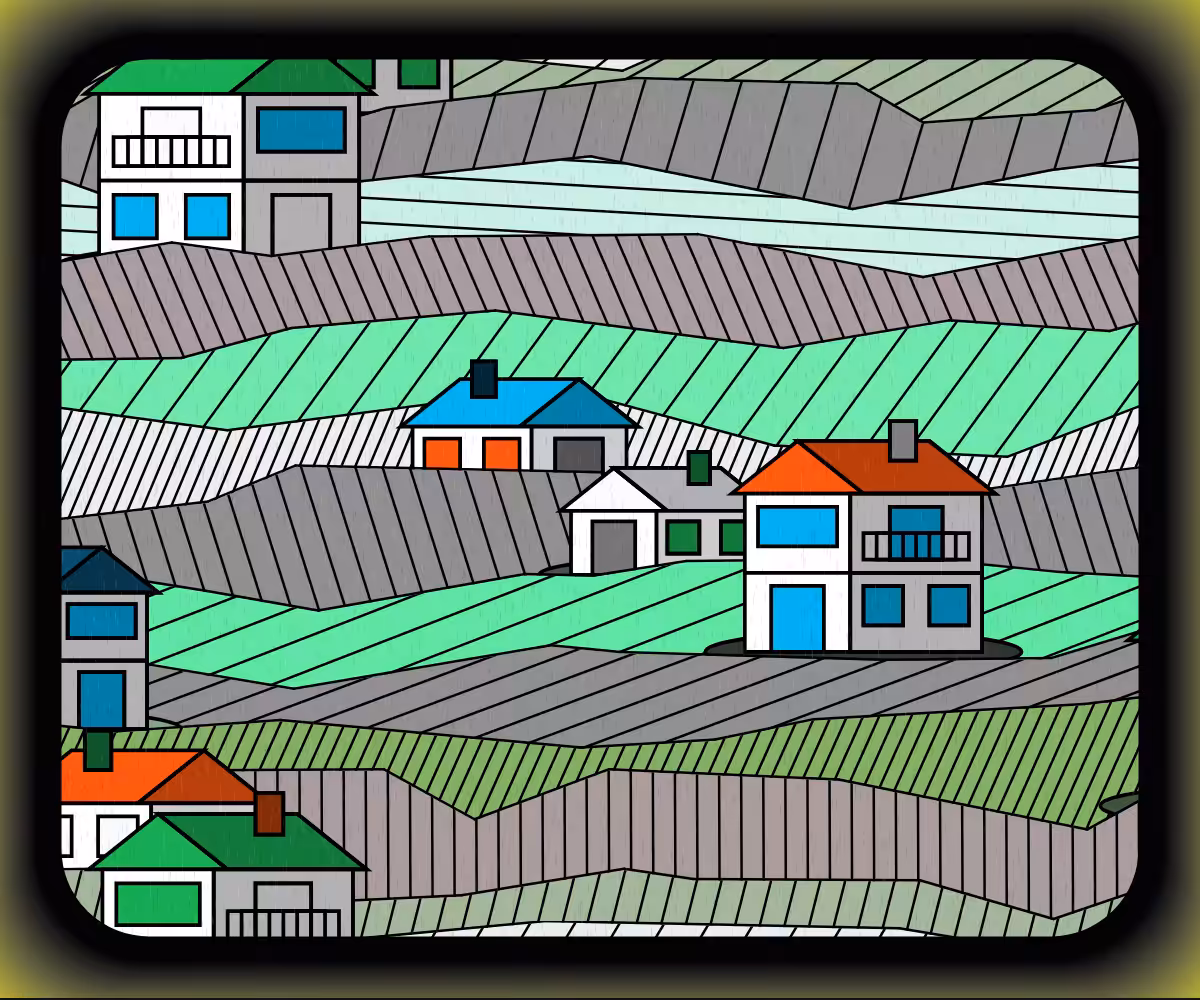 Rainy village #9