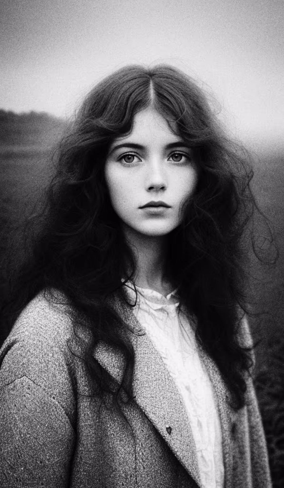 Sweet BNW Portrait 