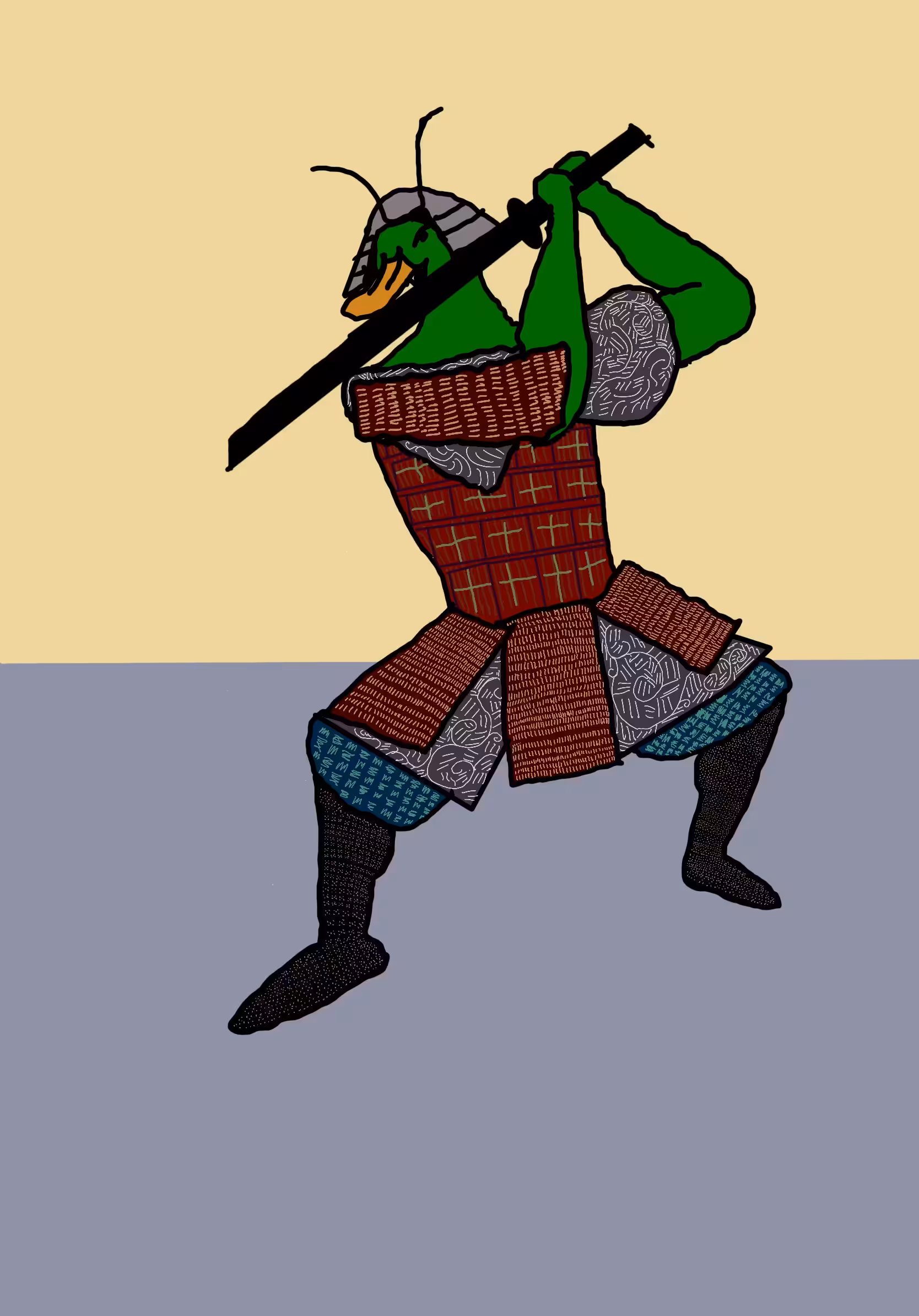 GM! #08- samurai duck