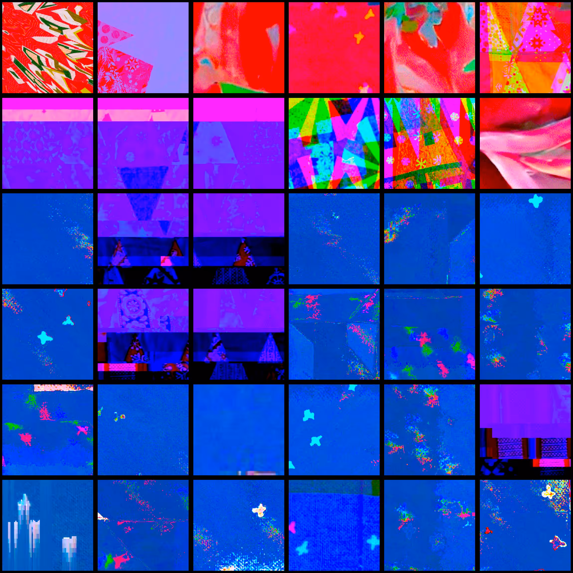 Retired Christmas Glitch Quilt Squares 2021.16
